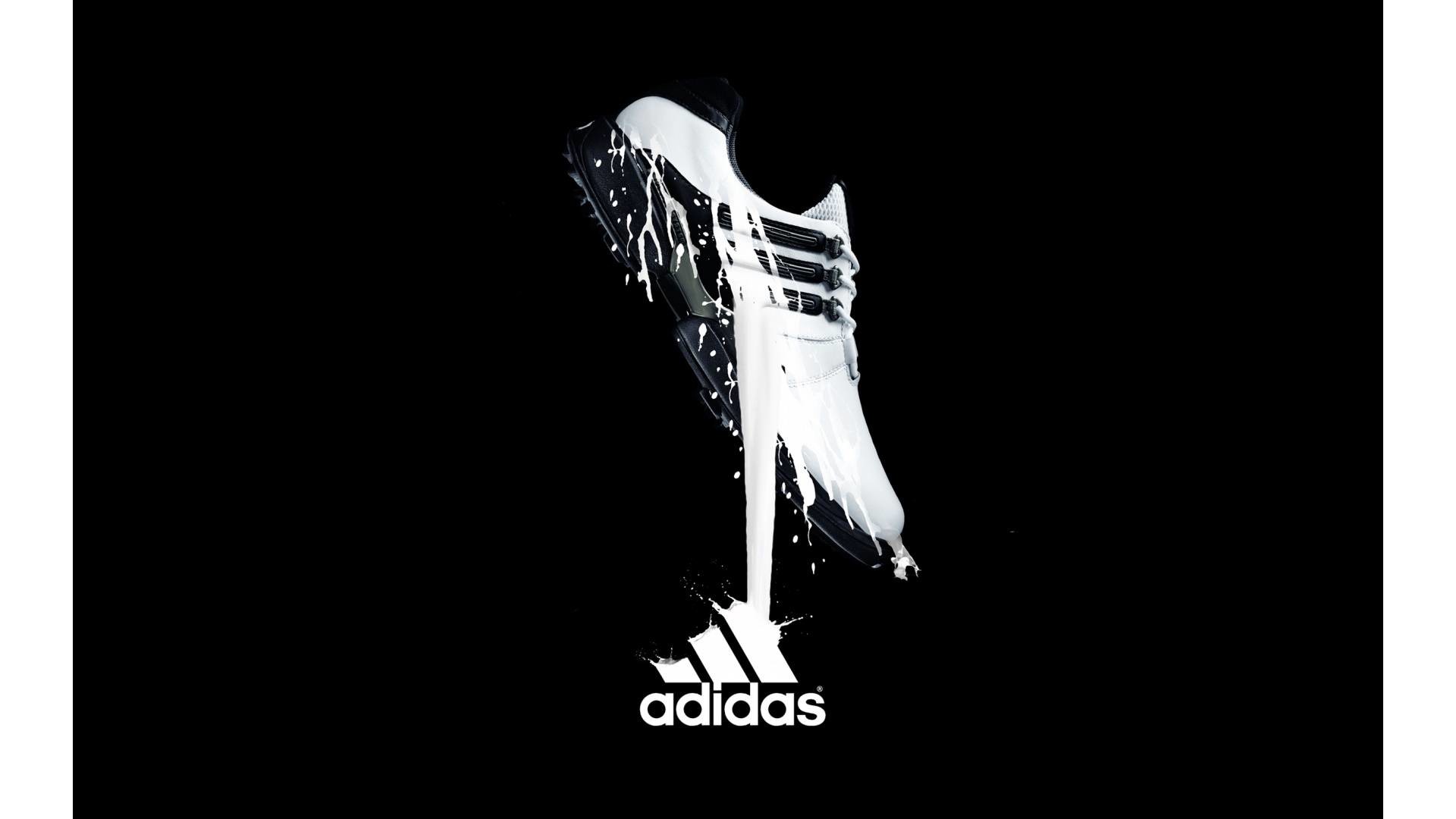 1920x1080 New HD Adidas Shoes With Logo Wallpaper