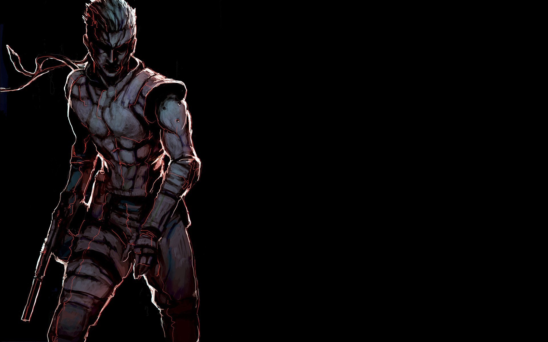 1920x1200 fan Art, Video Games, Solid Snake, Metal Gear Solid Wallpapers HD / Desktop  and Mobile Backgrounds