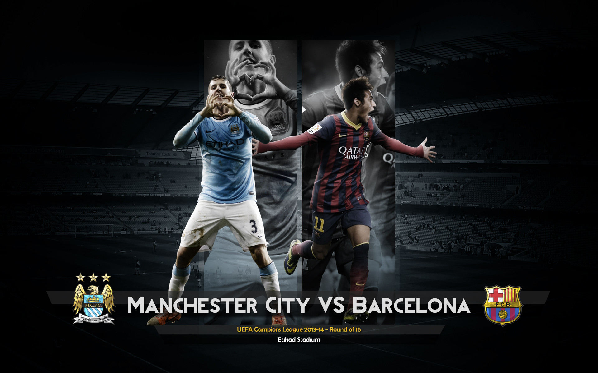 1920x1200 Manchester City Vs Barcelona 2015 wallpaper - 1388462