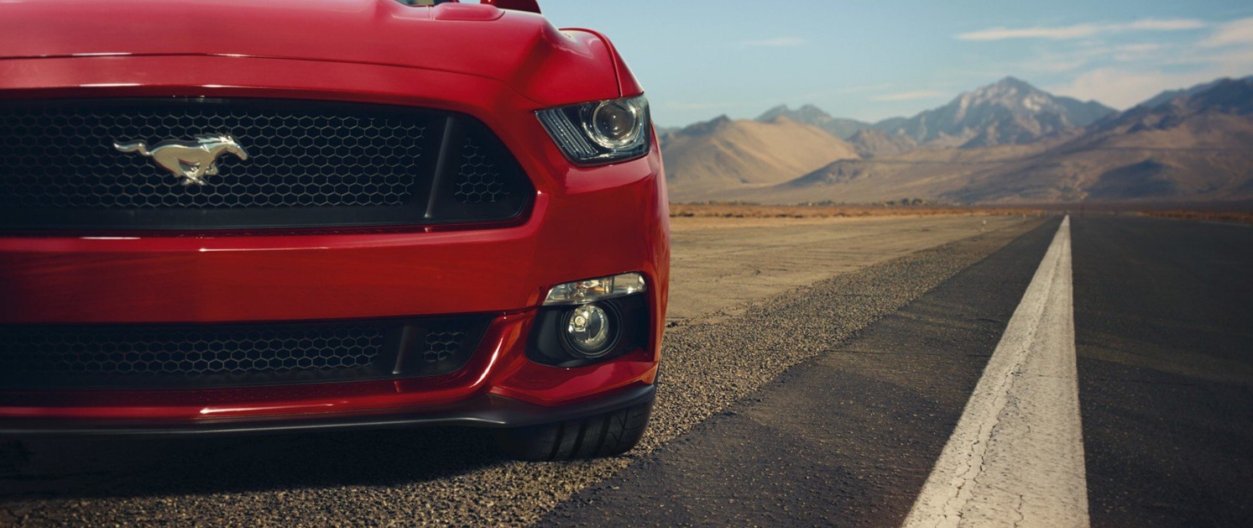 2560x1080 ford-mustang-gt-red-front-muscle-car-wallpaper.