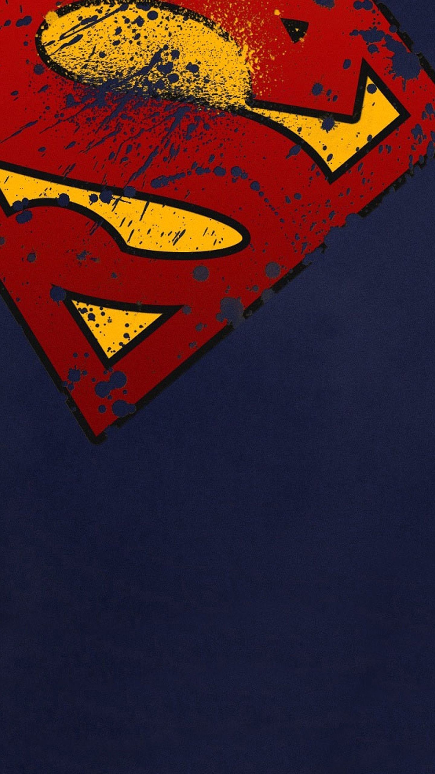 1440x2560 Download Superman Logo Images Mobile Phone Wallpapers Full HD .