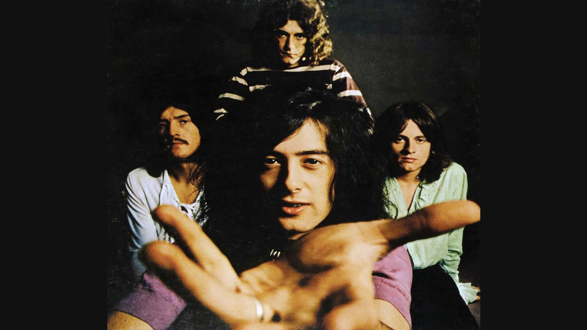 1920x1080 Classic Led Zeppelin Wallpaper With Jimmy Page In Front