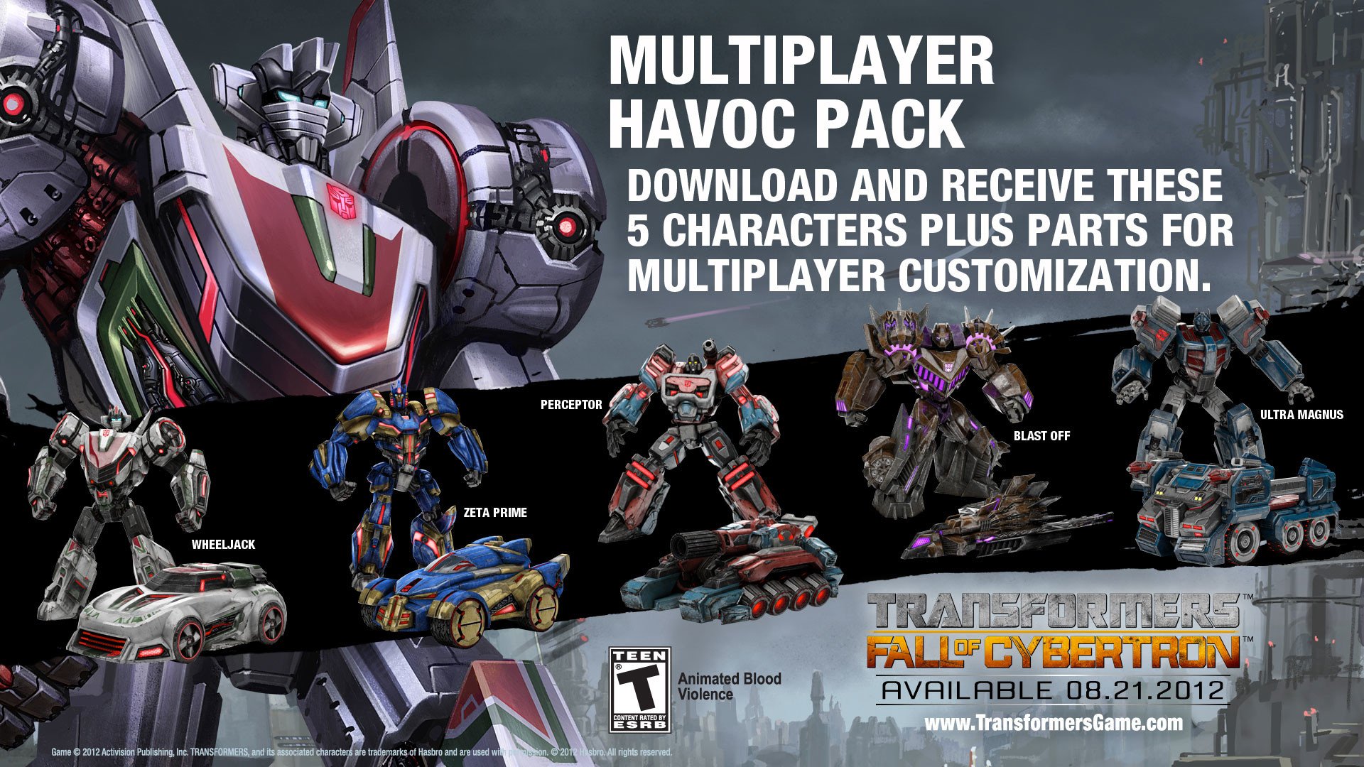 1920x1080 Transformers: Fall of Cybertron 'Havoc Pack' DLC Available Now