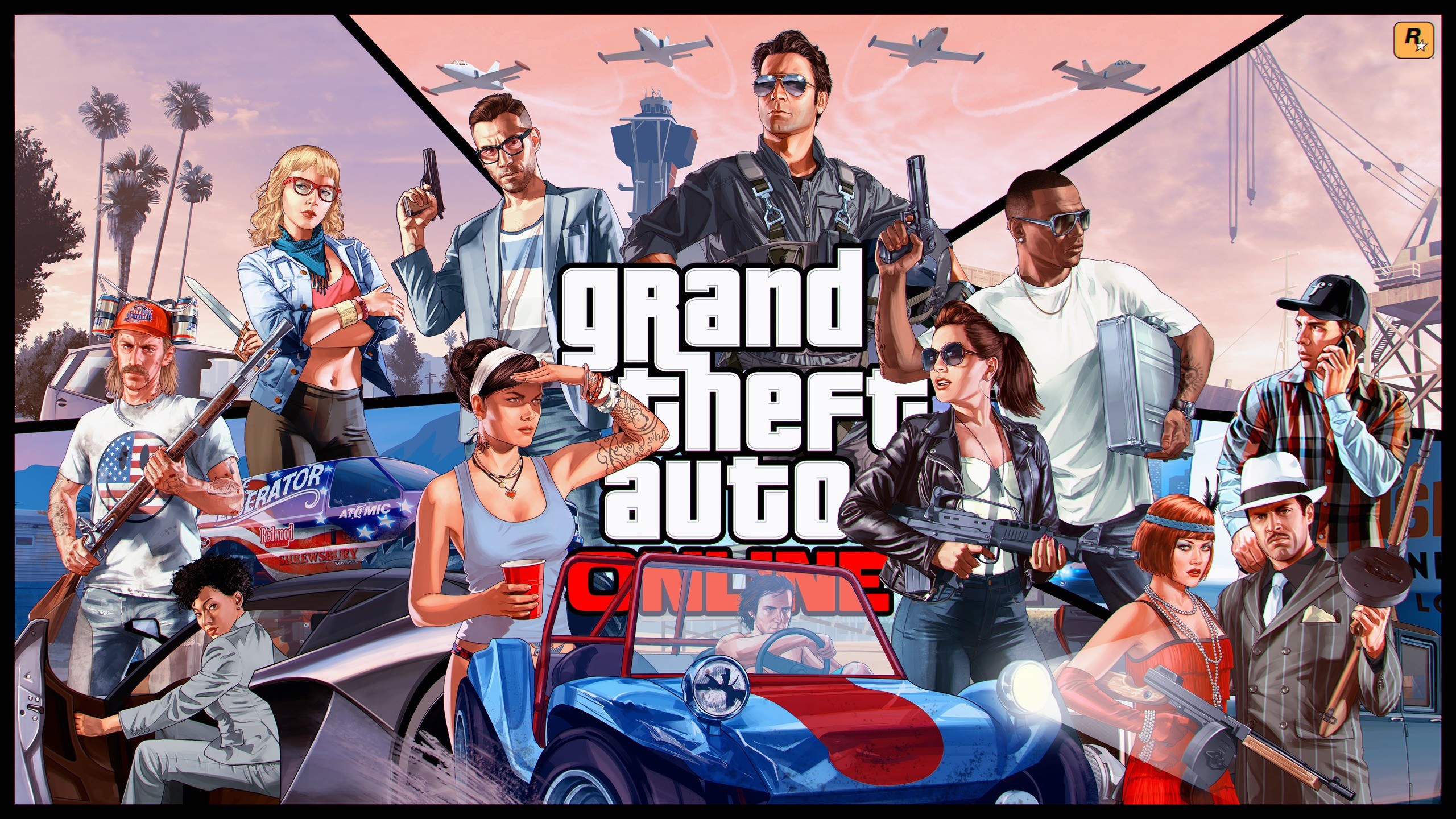 2560x1440 Grand Theft Auto Online Computer Wallpaper