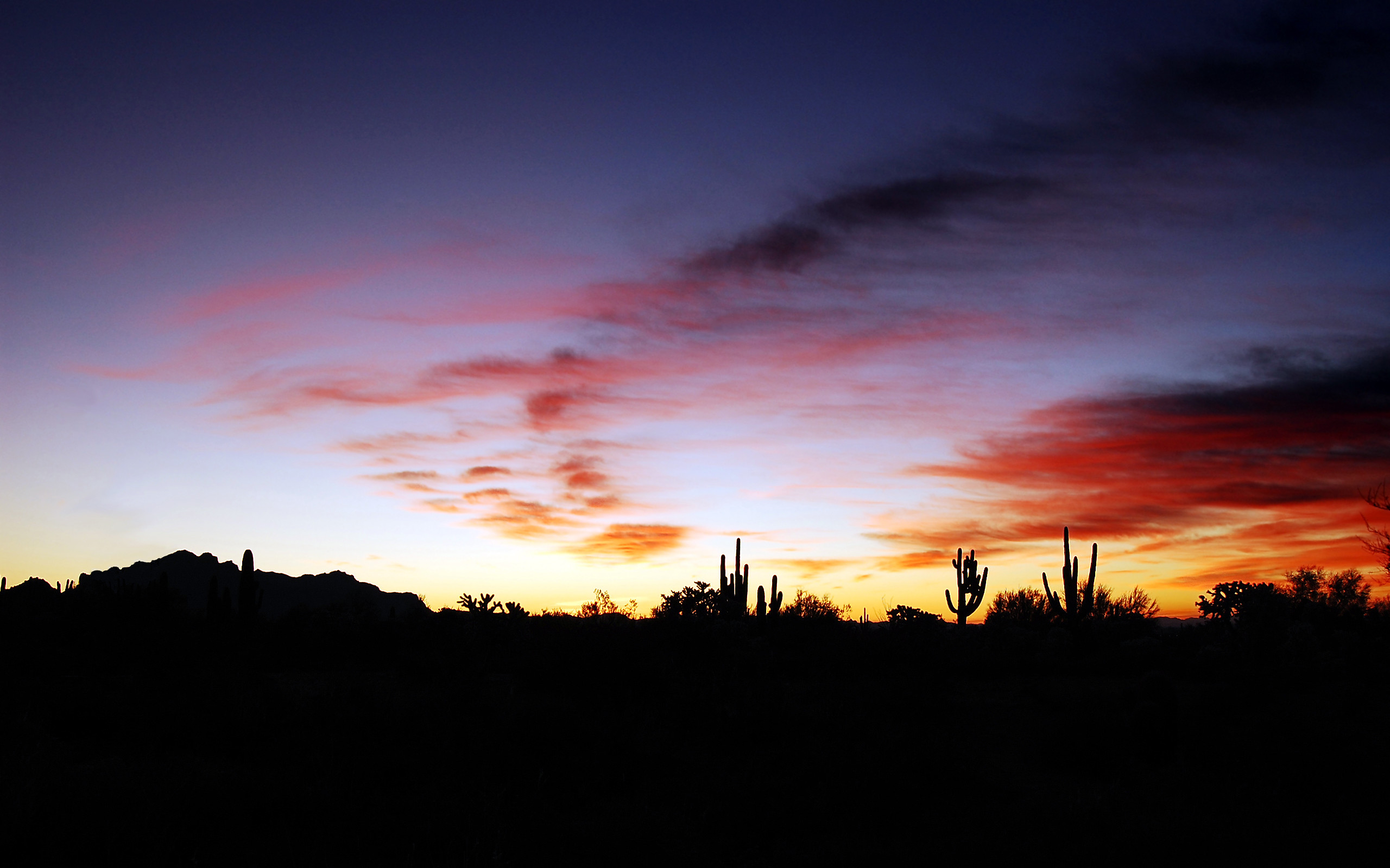2560x1600 Arizona Sunset Wallpaper