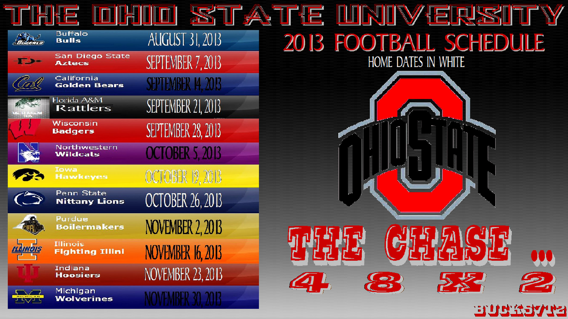 1920x1080 Ohio State Buckeyes Wallpaper HD 1920Ã1080 Buckeyes Wallpapers (44  Wallpapers) | Adorable Wallpapers | Wallpapers | Pinterest | Buckeyes and  Wallpaper