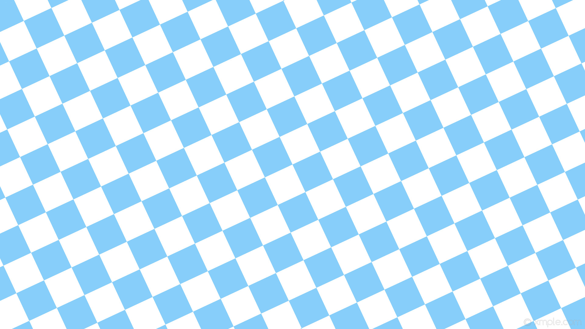 1920x1080 wallpaper white checkered blue squares light sky blue #87cefa #ffffff  diagonal 25Â° 100px