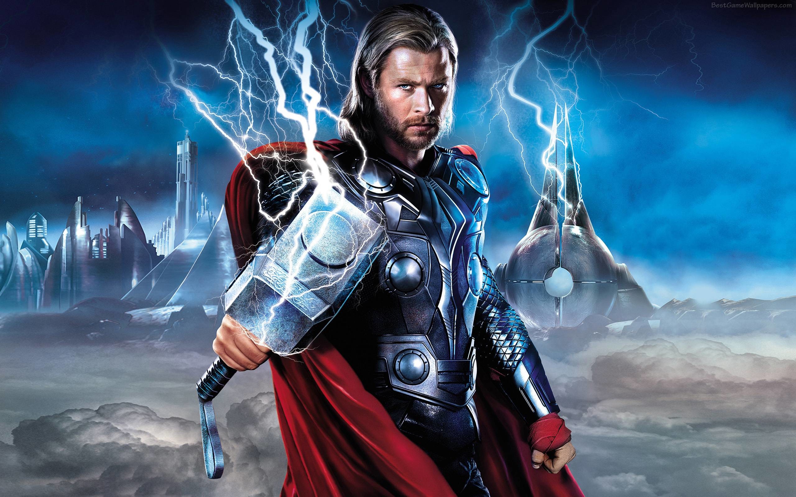 2560x1600 Thor Samuel L_ Jackson Nick Fury Chris Hemsworth The Avengers .