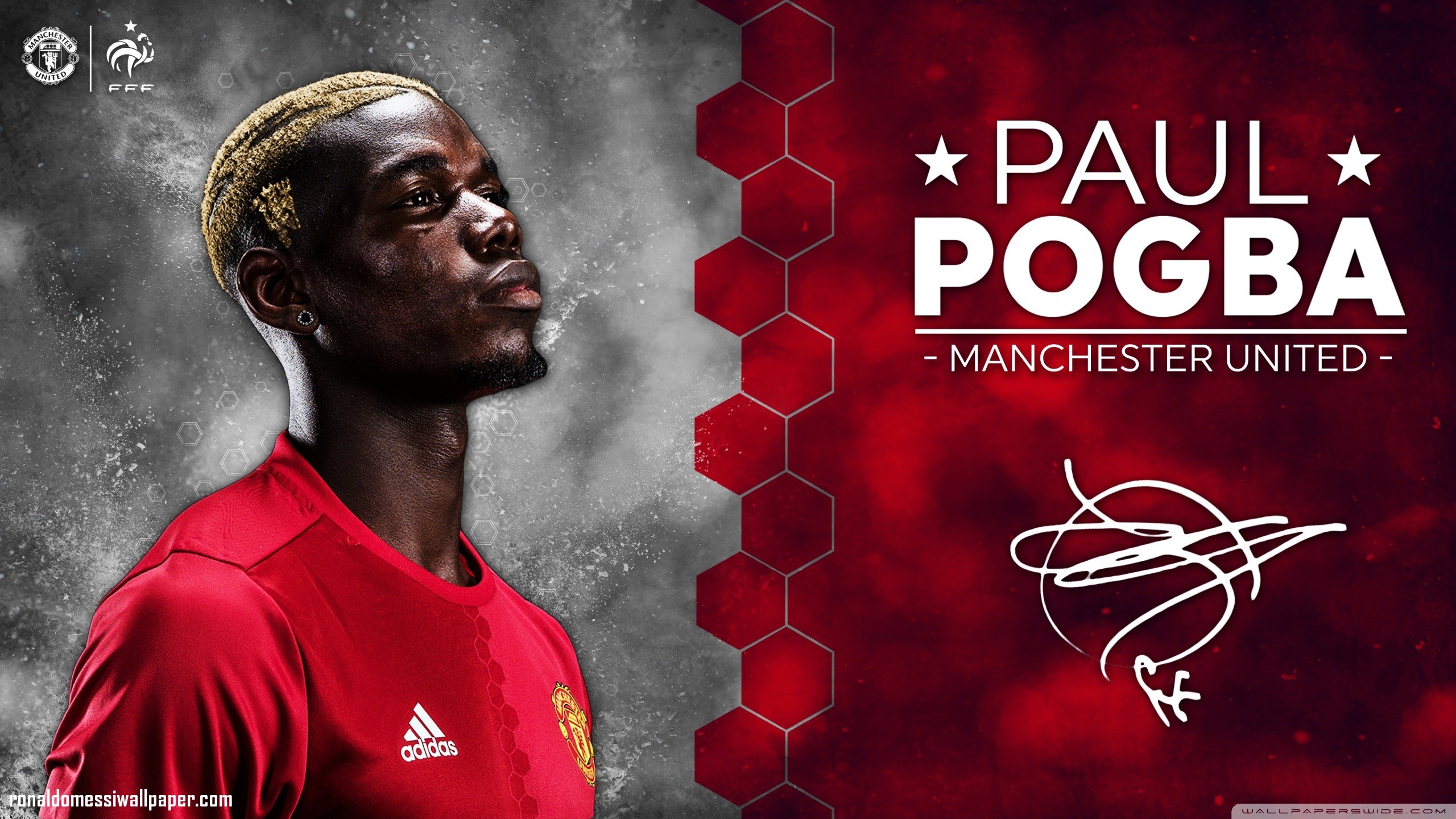 2560x1440 ... Paul Pogba Manchester United 2016 17 Hd Desktop Wallpaper High ...