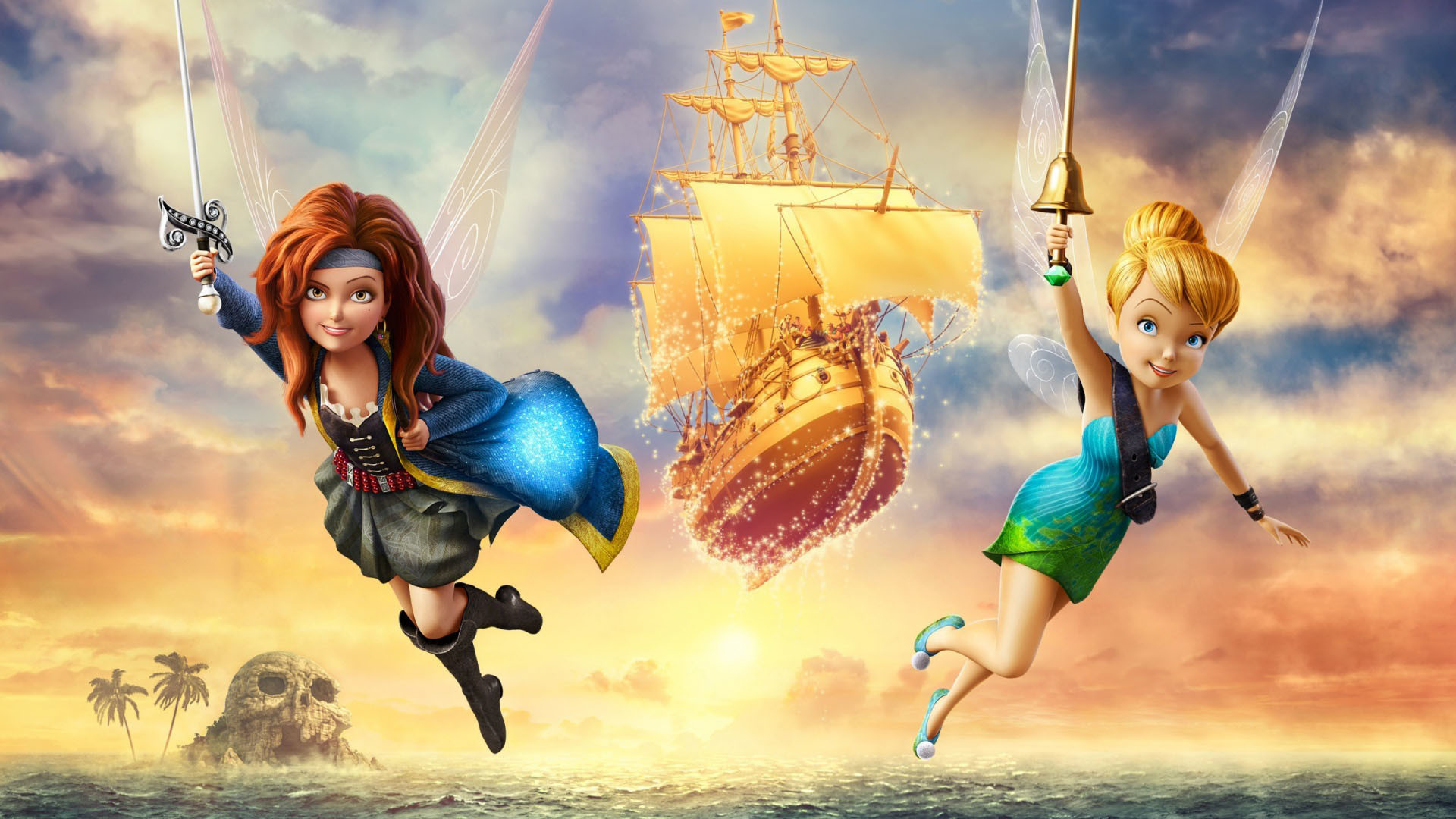 1920x1080 Tinker bell and the pirate fairy