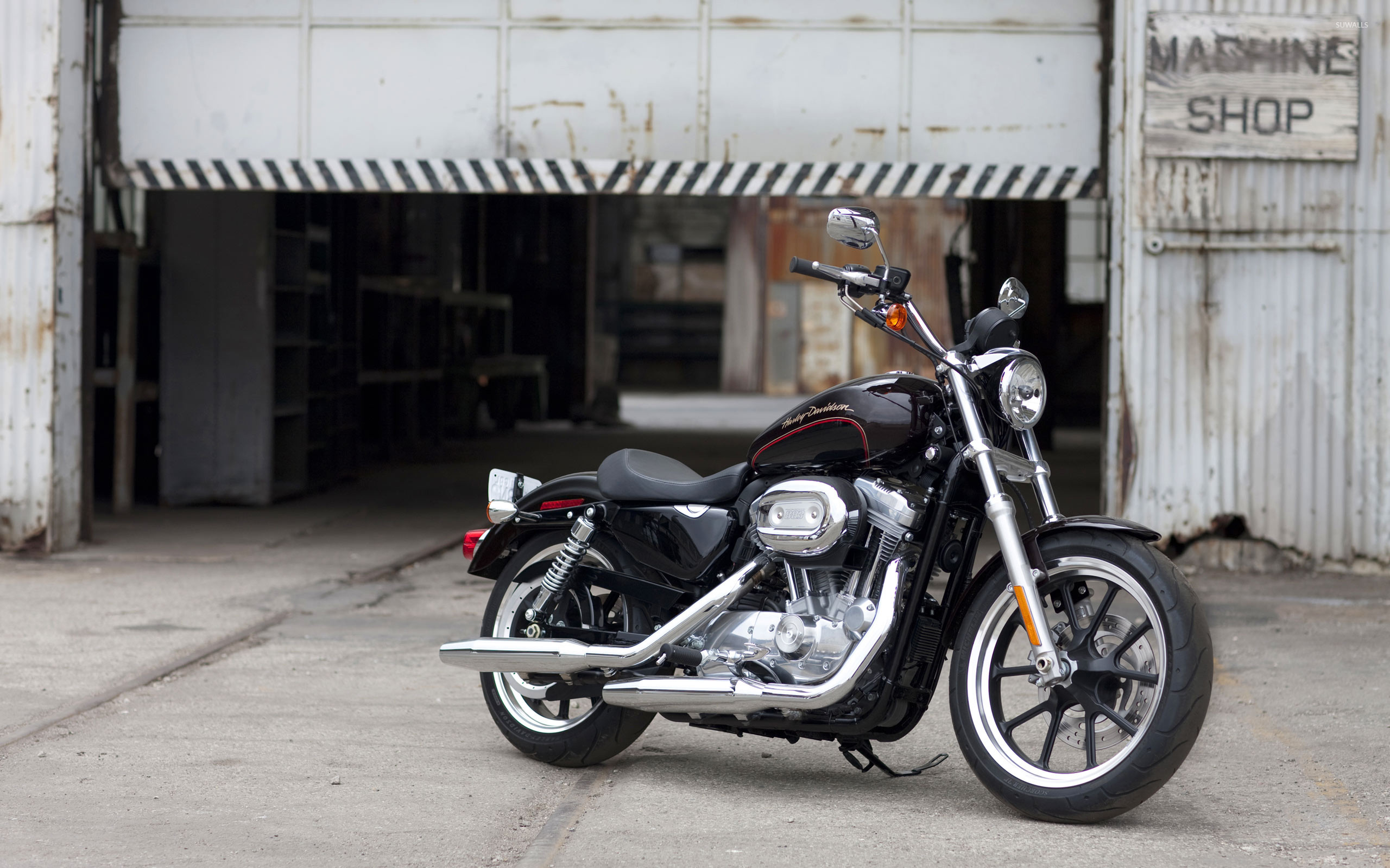 2560x1600 Black Harley-Davidson Sportster wallpaper