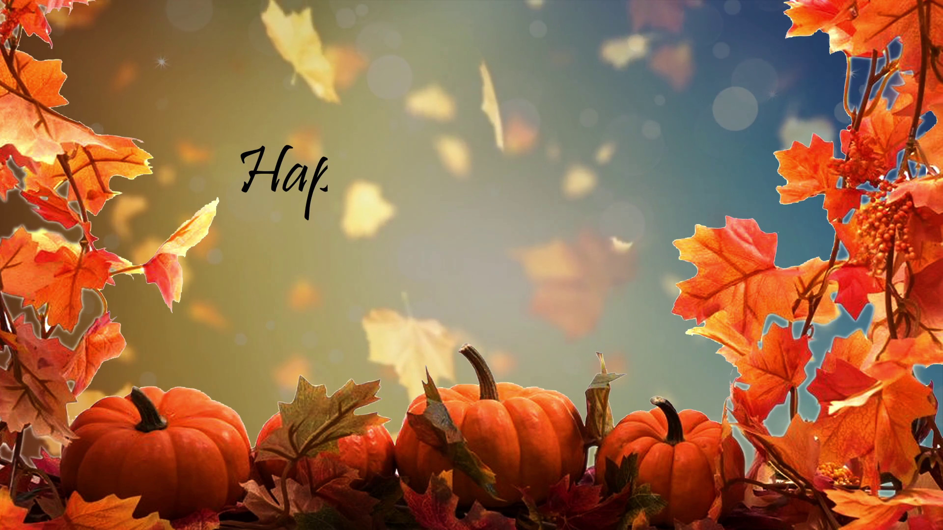 1920x1080 Images For happy Thanksgiving background