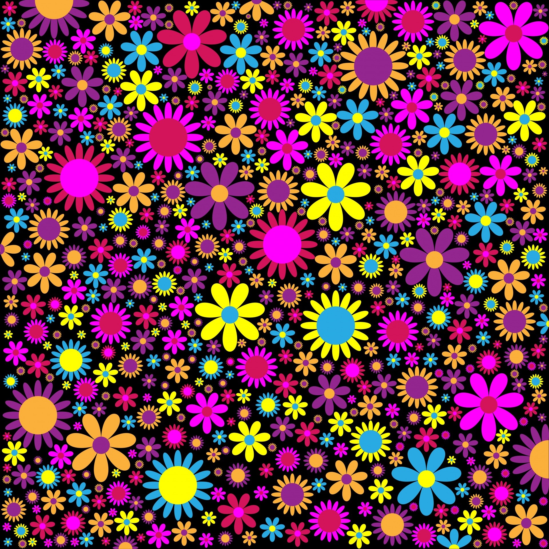 1920x1920 Floral Wallpaper Background Flowers