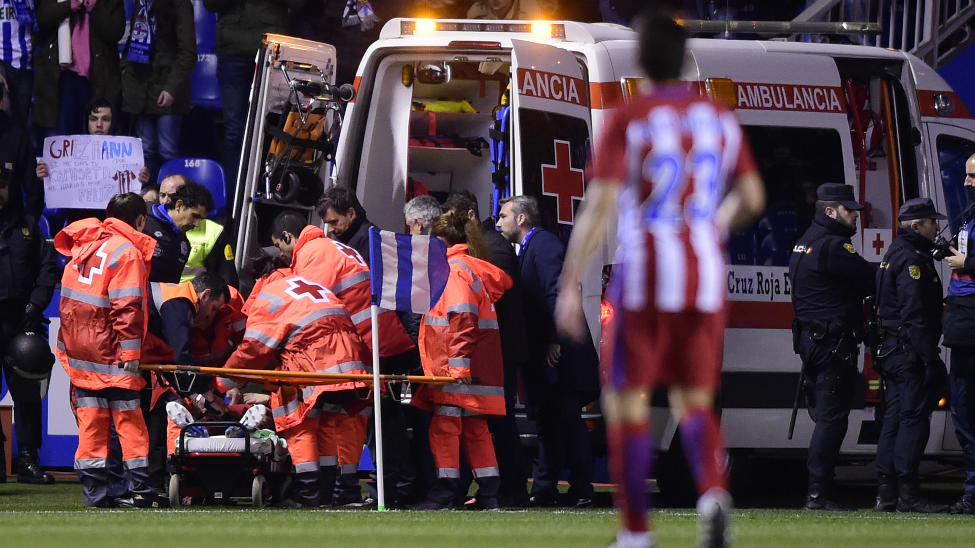 1920x1080 Fernando Torres Ambulance Atletico Madrid 2017. "