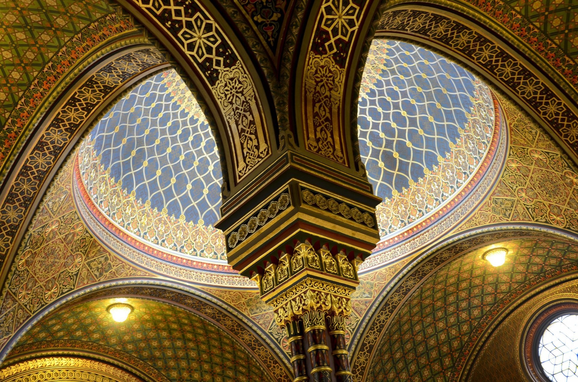 1920x1271 spanish synagogue prague czech republic architecture arch column