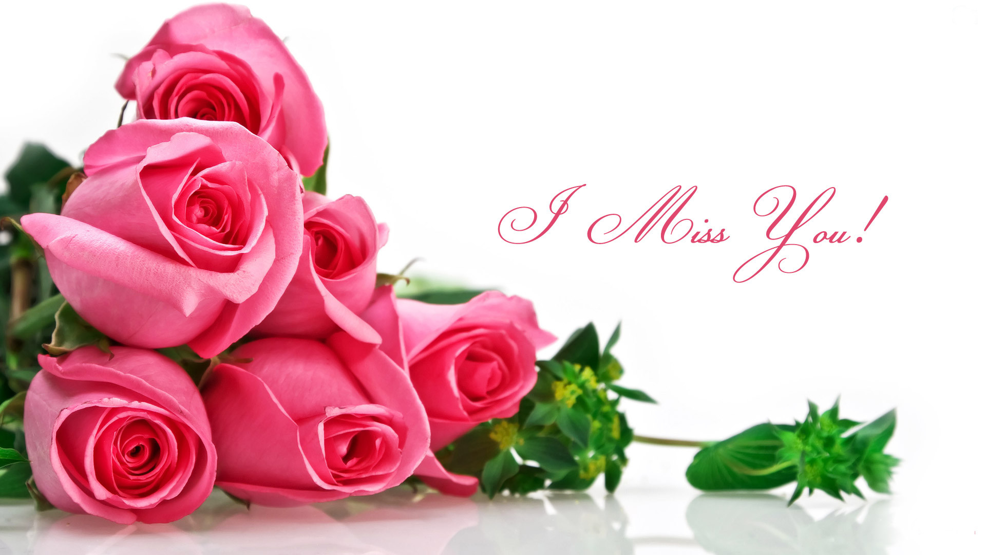 1920x1080 I Miss You Flowers HD Wallpapers