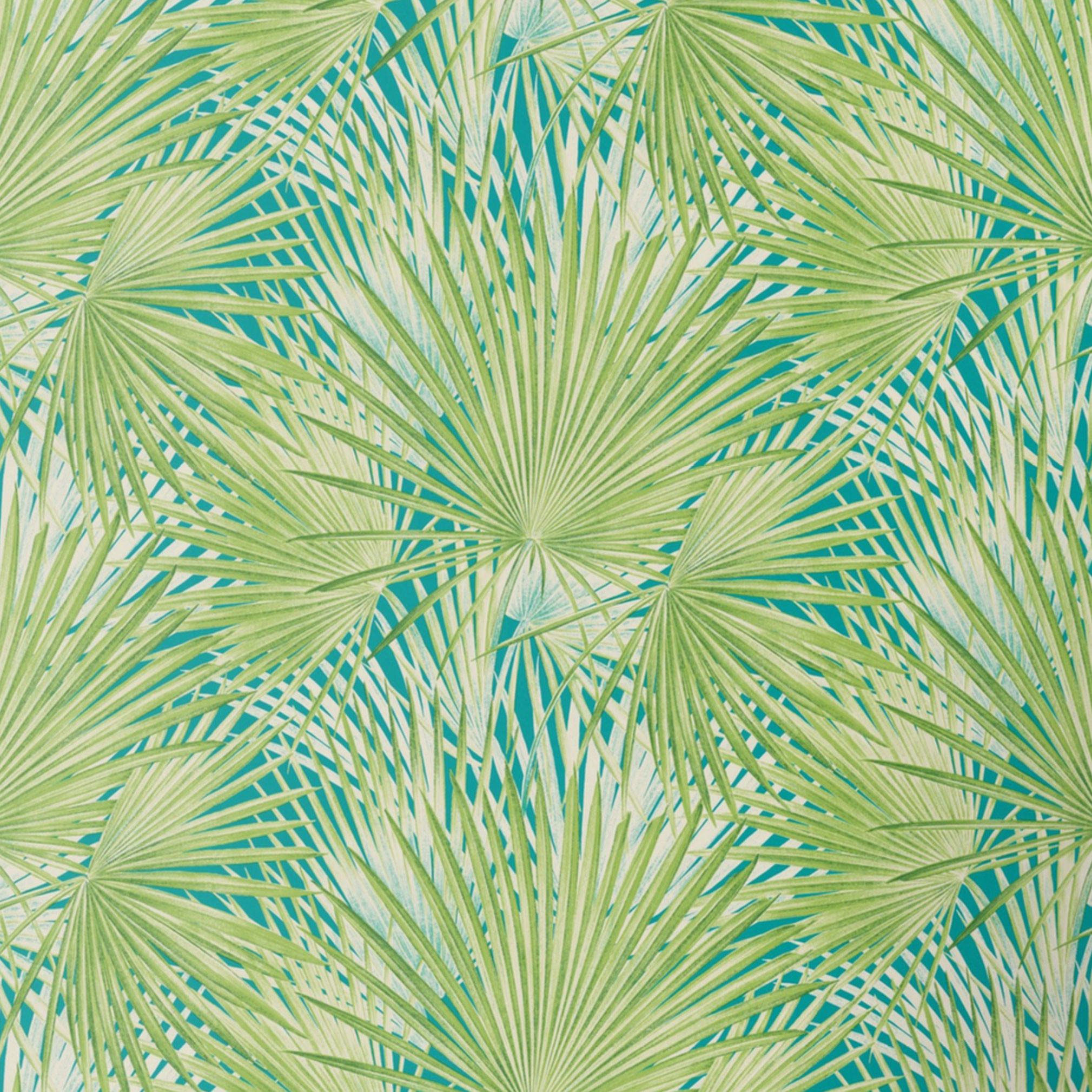2019x2019 Tropical Palm Tree Wallpaper Exotic Print Smooth Vinyl Green & Teal Floral  Rasch