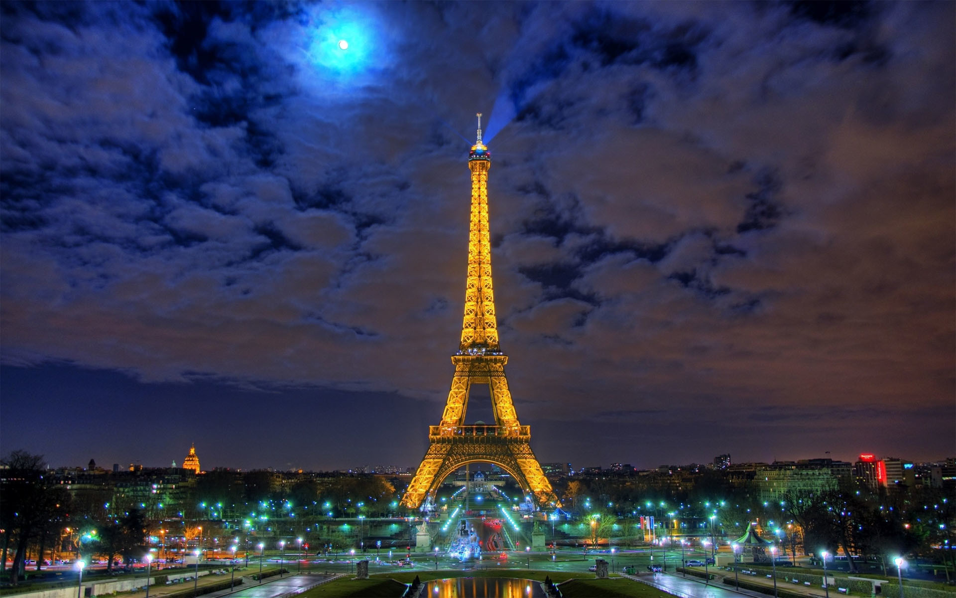 1920x1200 Eiffel Tower at Night HD Wallpaper 13 - 1920 X 1200