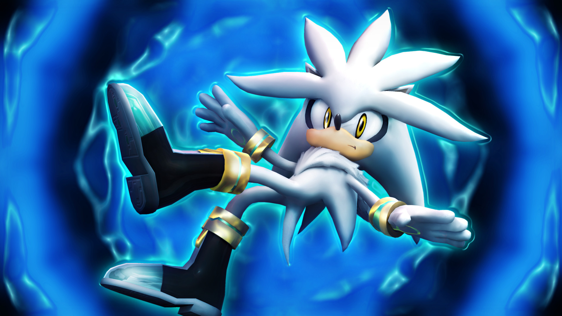 1920x1080 ... Silver the Hedgehog [900] by Light-Rock