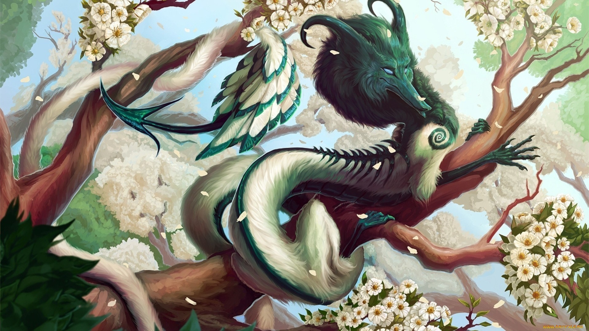 1920x1080 2817x1500 Fantasy Dragon Wallpaper