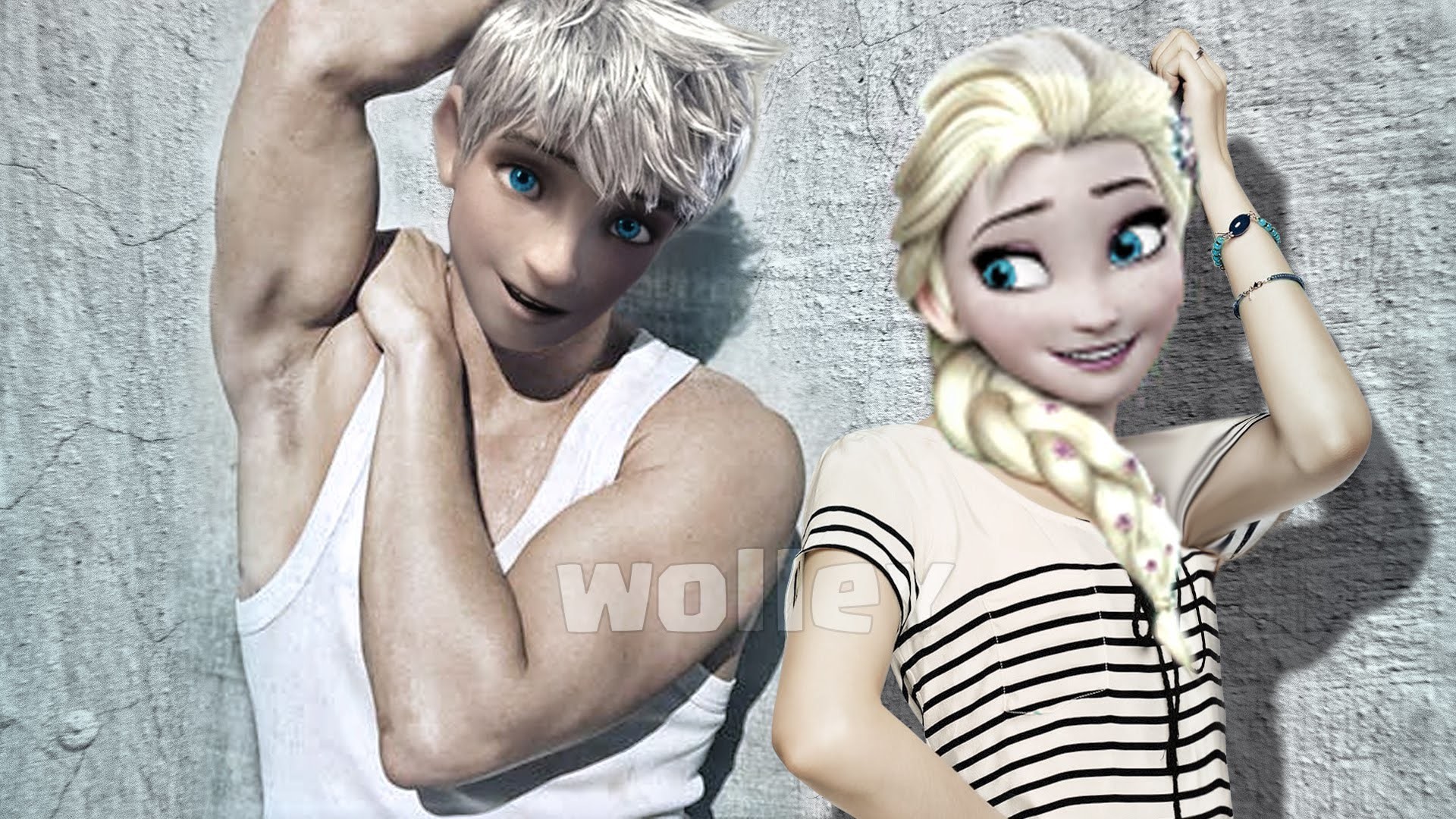 Jack Frost and Elsa real Life