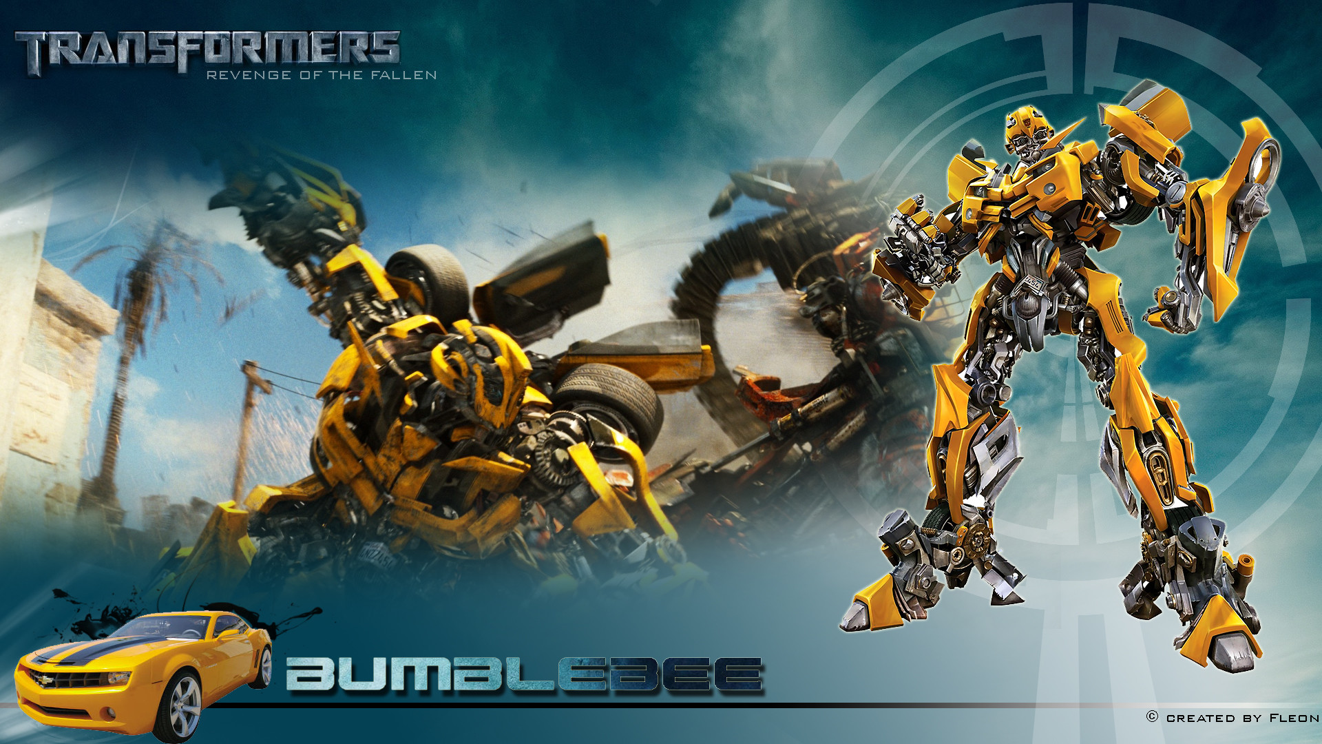 1920x1080 Transformers 2 Bumblebee Wallpaper 