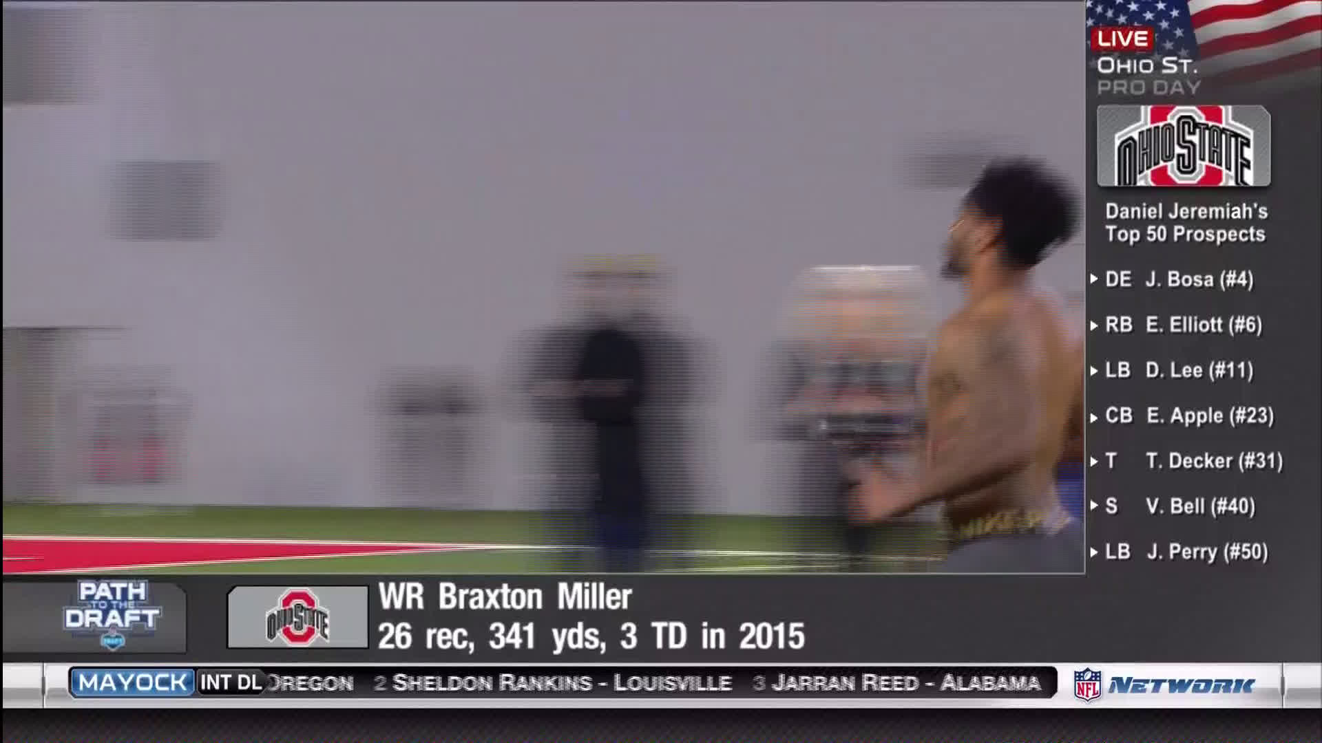 1920x1080 Braxton Miller Runs a 4.33 and 4.36 in 40-Yard Dash at Ohio State's Pro Day