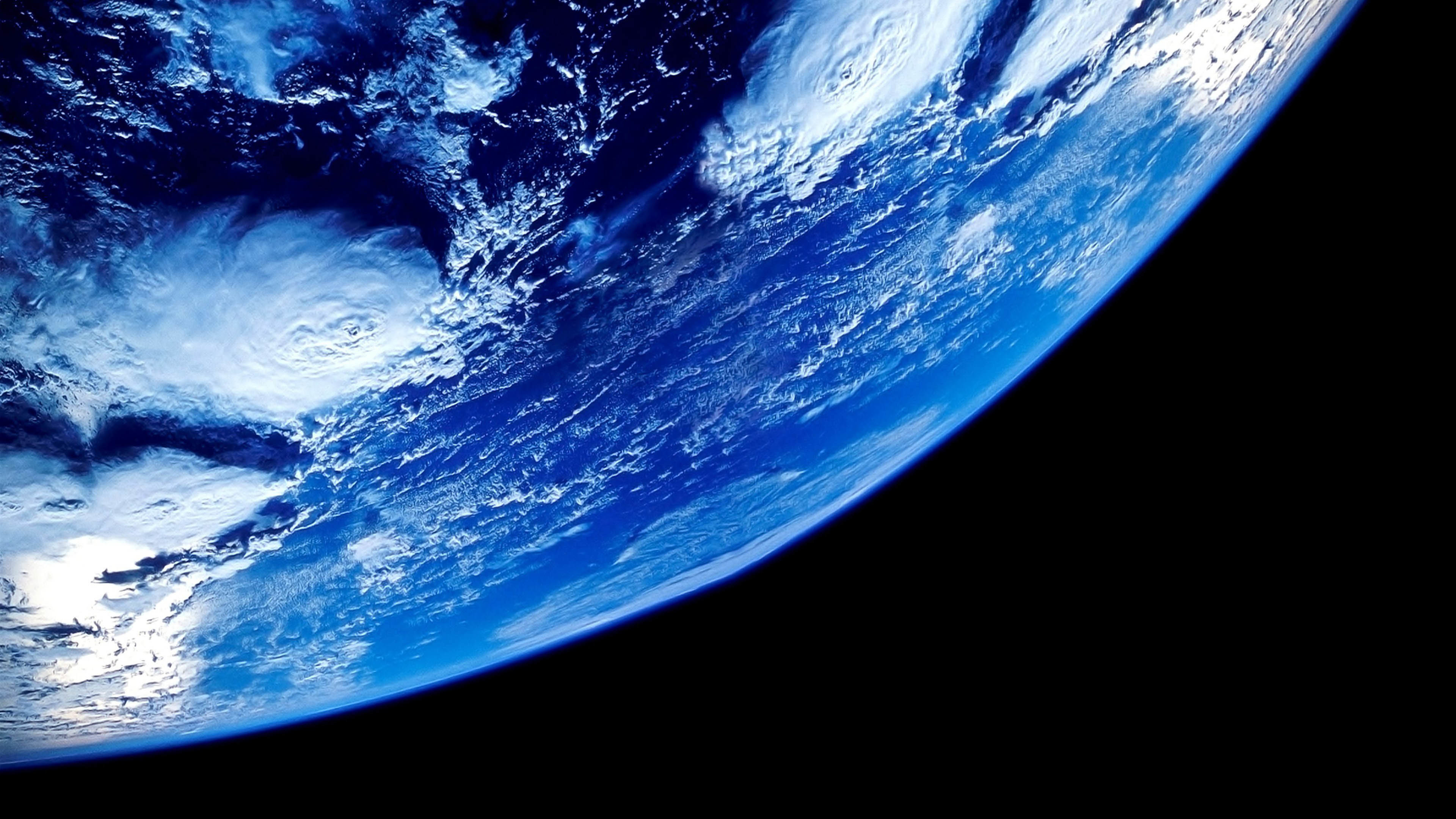 3840x2160 Our Blue Planet from Outer Space  wallpaper