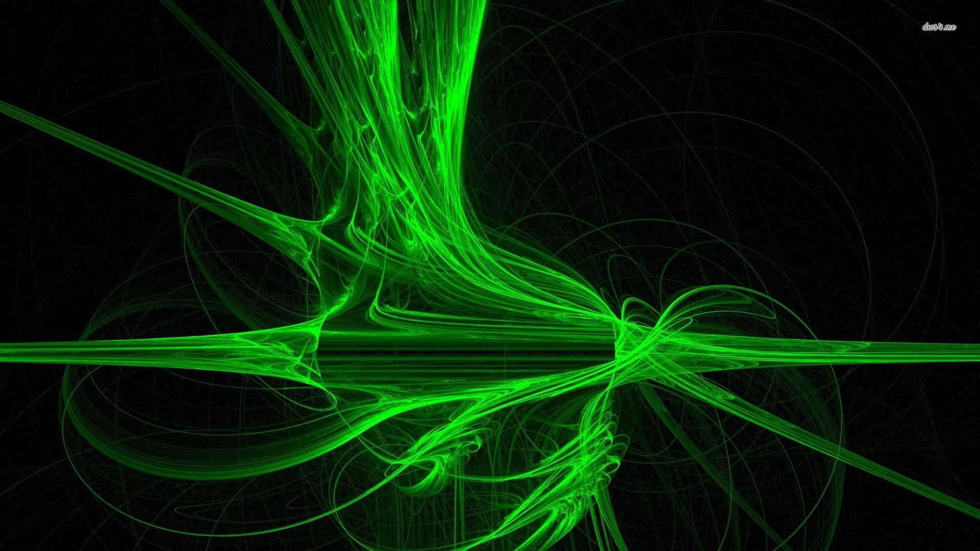 1920x1080 wallpaper-27284-neon-green-fibers--abstract .