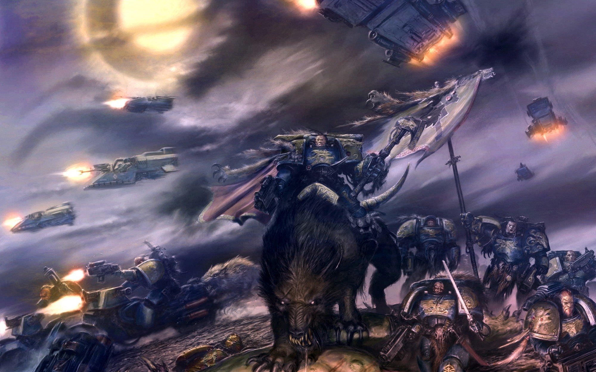 2000x1250 Video Game - Warhammer 40K Wallpaper