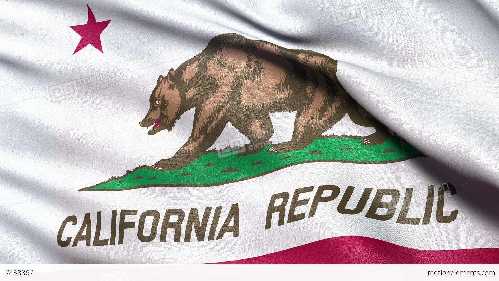 1920x1080 ... Bear Flag 4K California State Flag Seamless Loop Ultra HD Stock  Animation