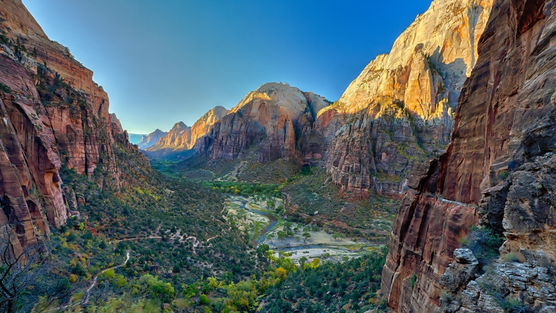 1920x1080 landscape, Zion National Park, Nature, USA, Utah Wallpapers HD / Desktop  and Mobile Backgrounds
