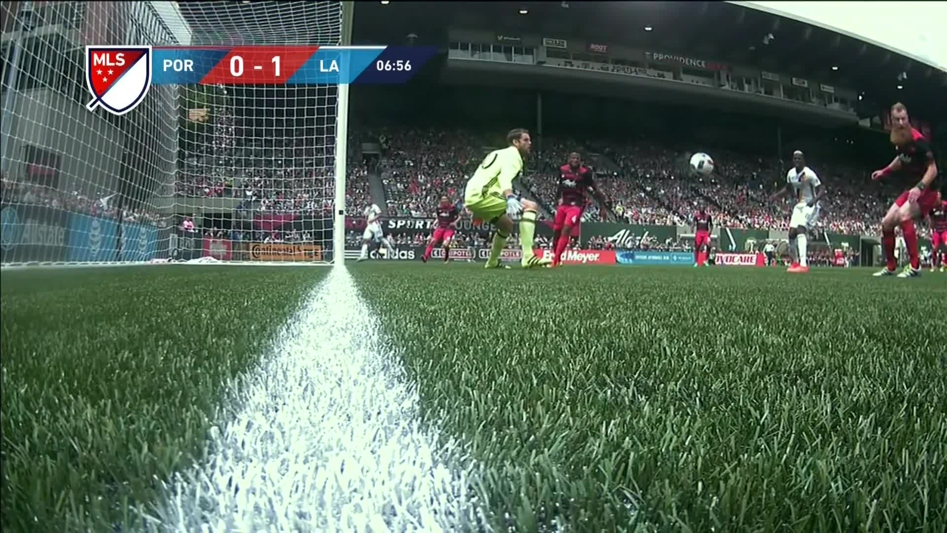 1920x1080 Highlights from the MLS game between Portland Timbers and LA Galaxy