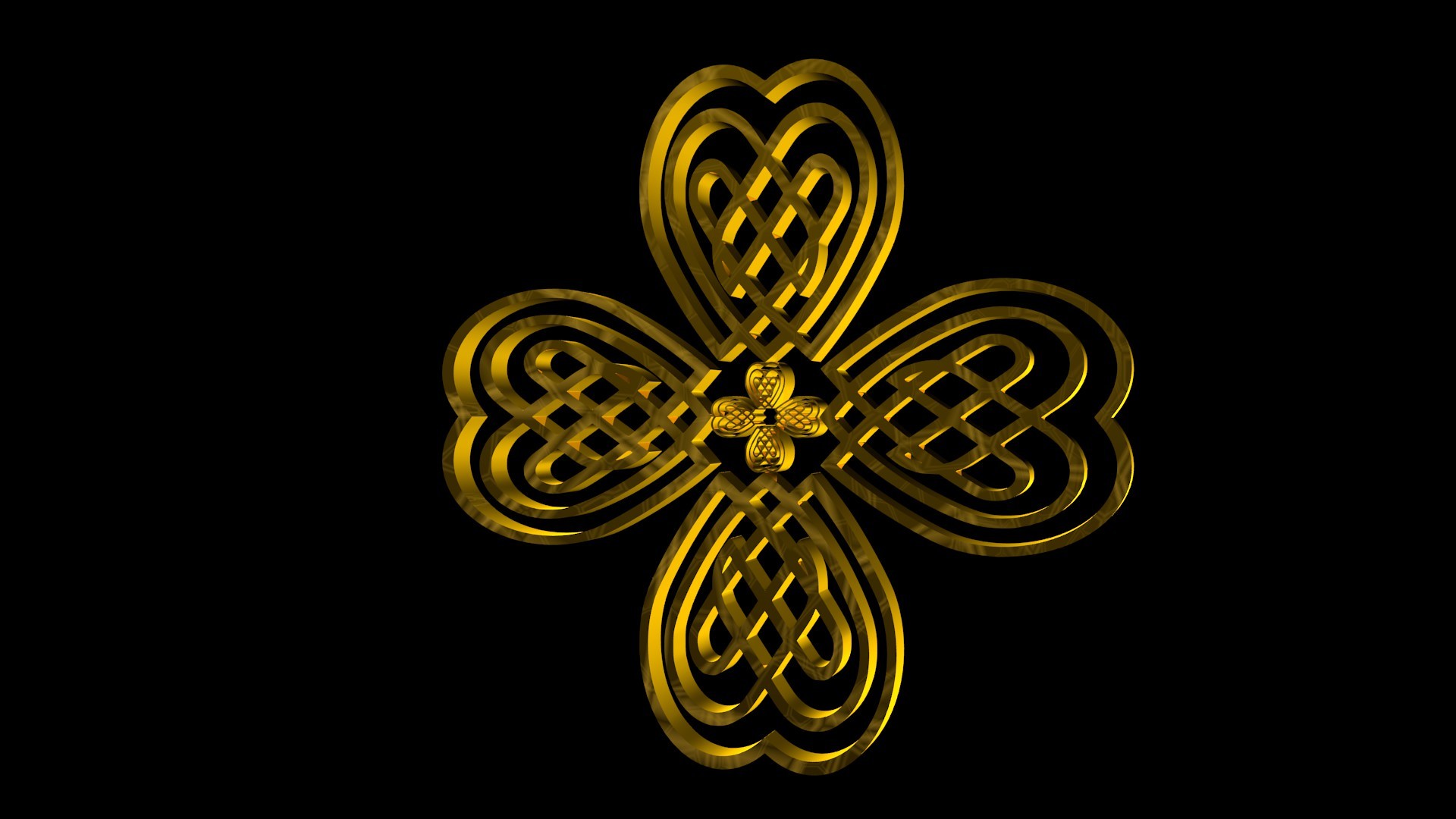 1920x1080 ... Decorative Cross Design(celtic Art Based) by JGH24