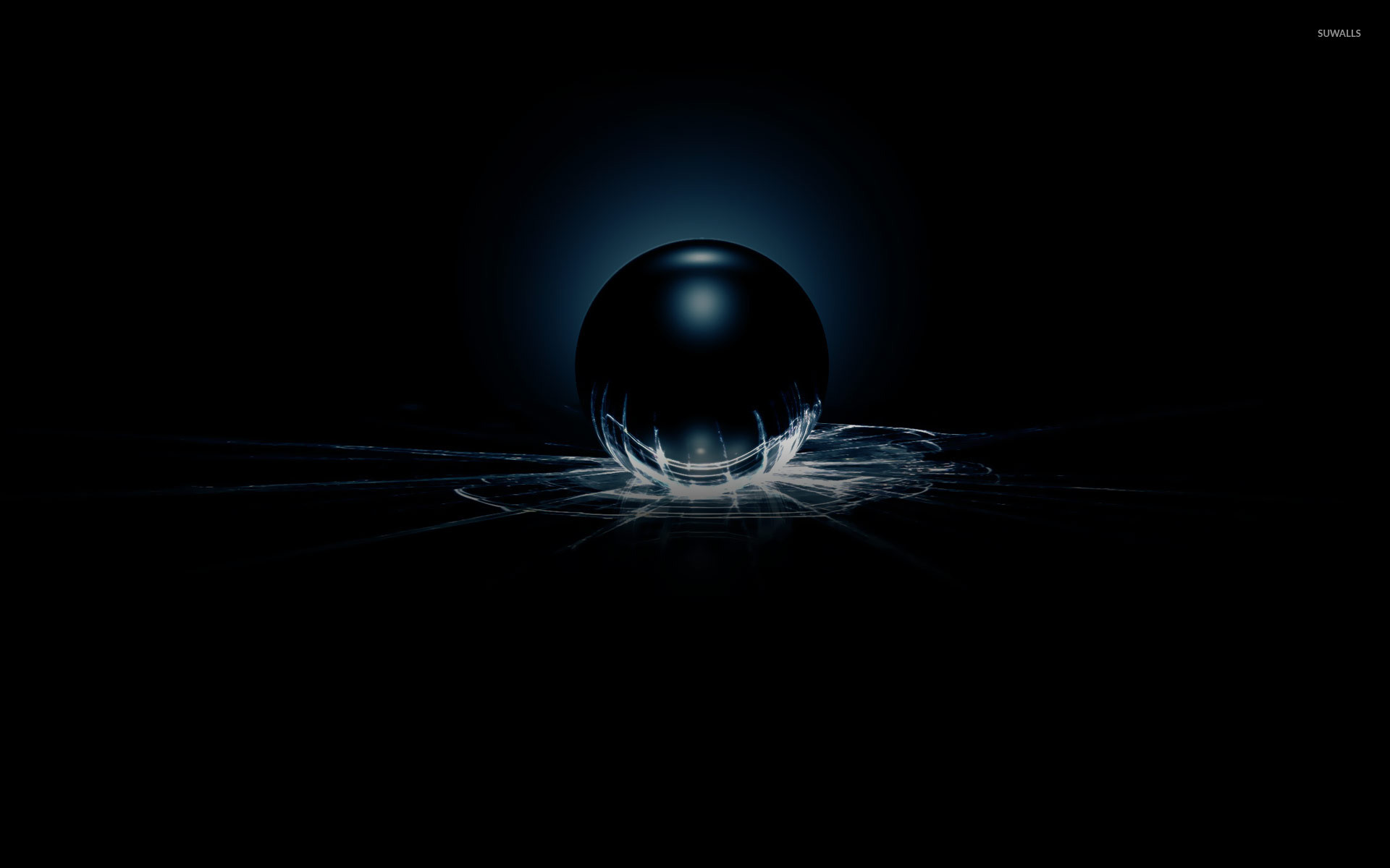 1920x1200 Dark sphere smashing the glass wallpaper  jpg
