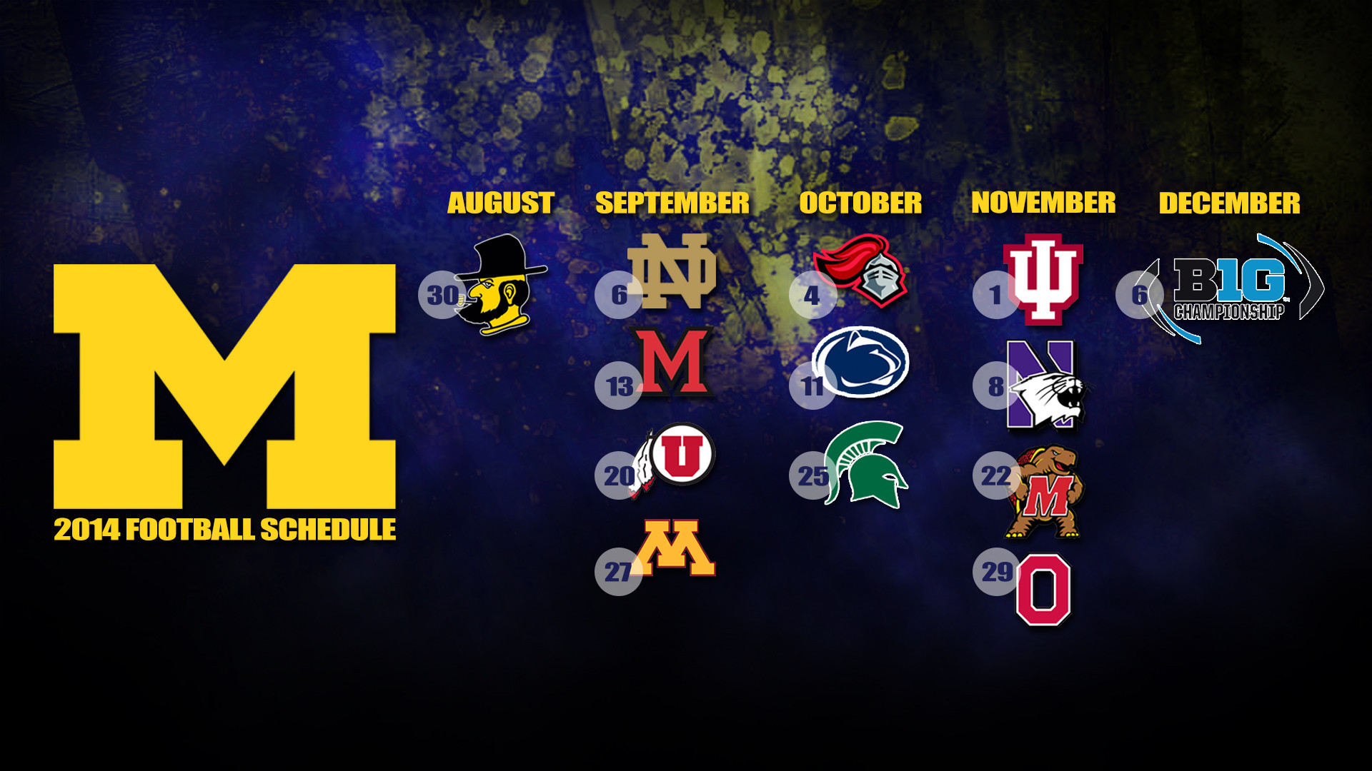 1920x1080 ideas about Michigan Wolverines Football Schedule on 1920Ã1280 Michigan  Wolverines Football Wallpapers (34 Wallpapers) | Adorable Wallpapers |  Pinterest ...