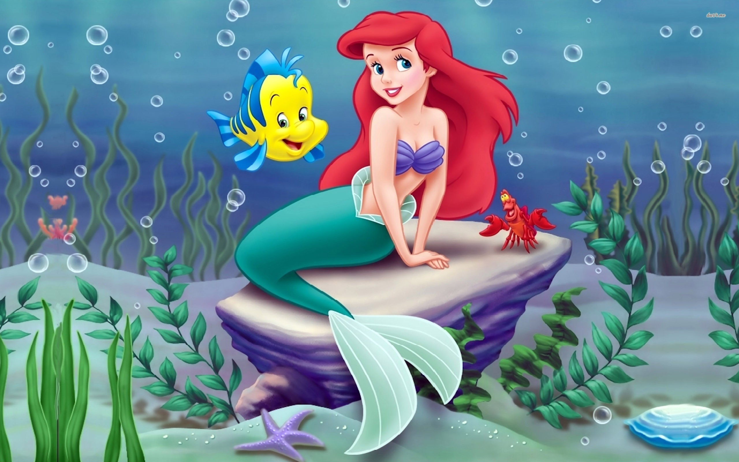 2560x1600 Little Mermaid Characters Â· Walt Disney Characters Walt Disney Wallpapers  ...