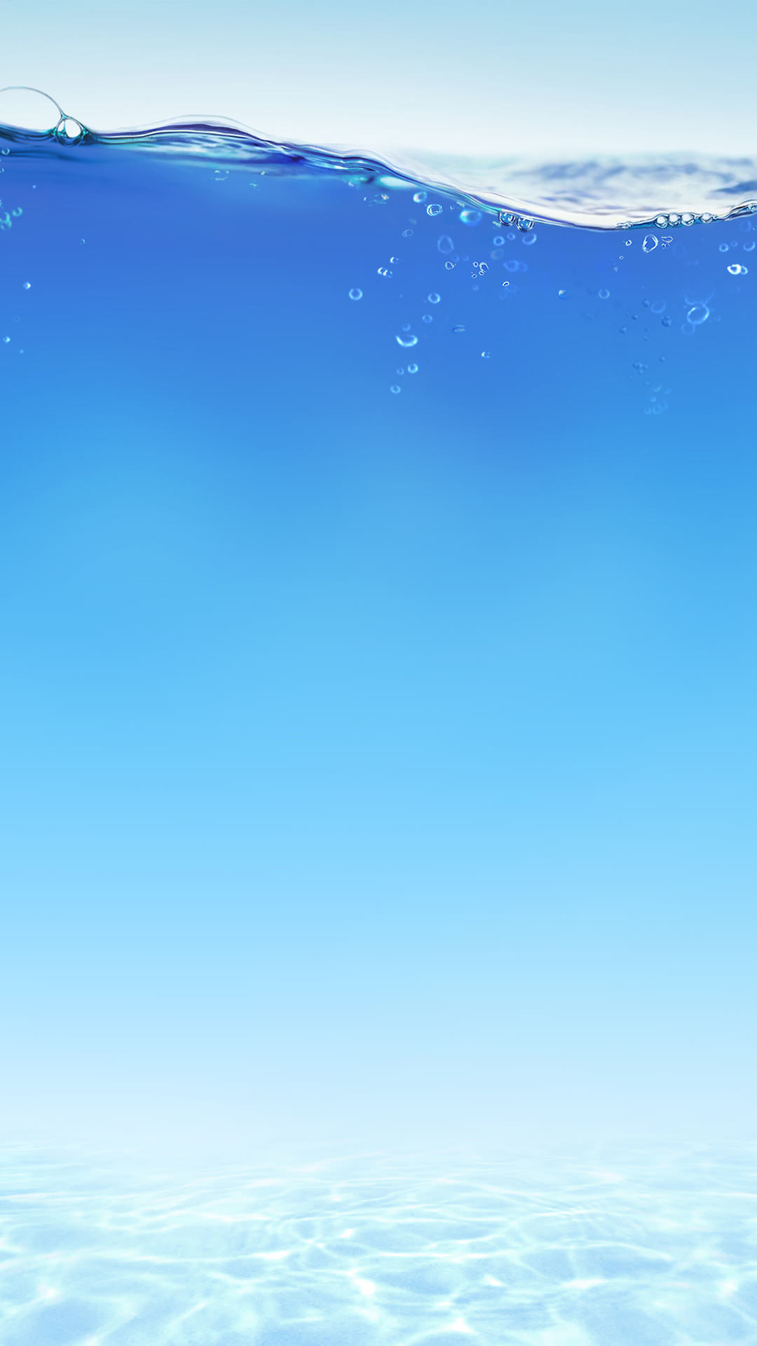 1080x1920 Nature Under Water Blue Unicolor Minimalistic HD iPhone 6 plus Wallpaper