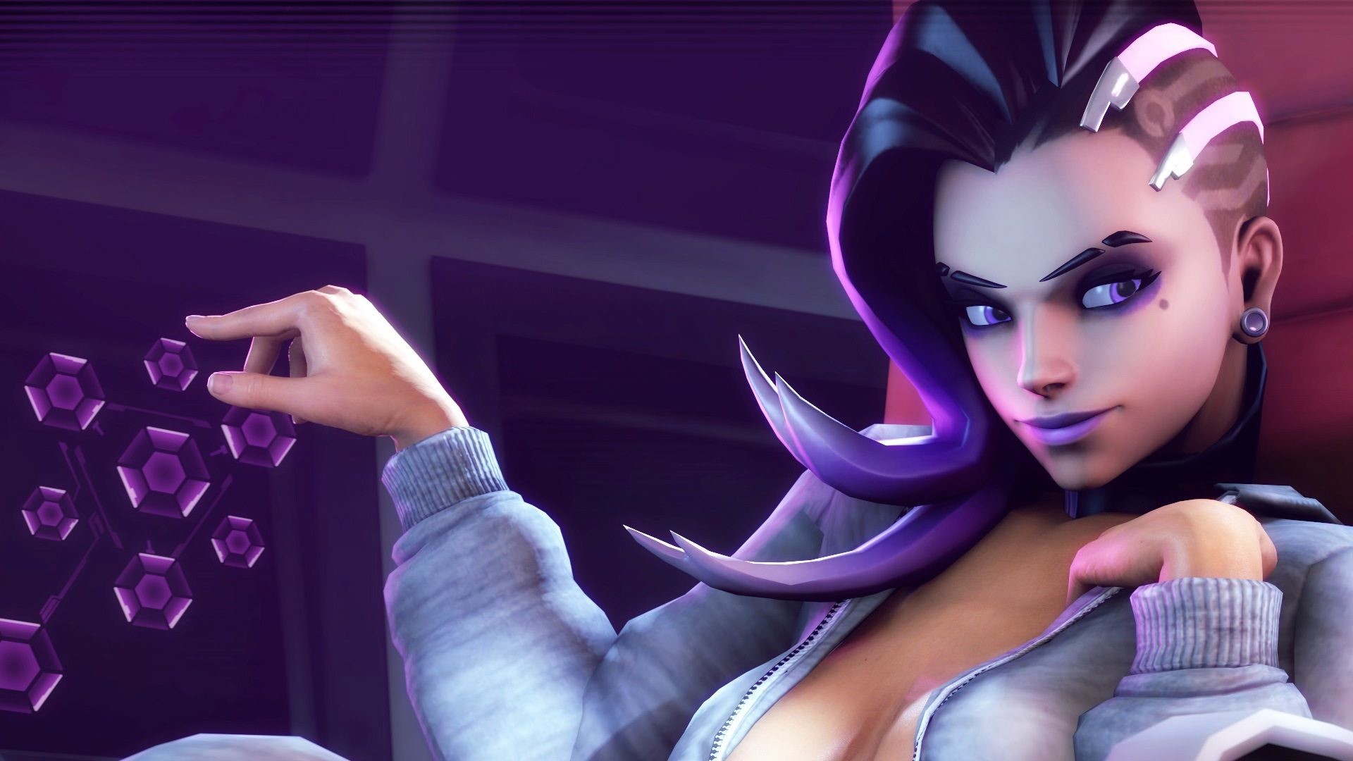 1920x1080 Sombra Sexy Gamegirl is a high definition desktop wallpaper from our  collection of free background images