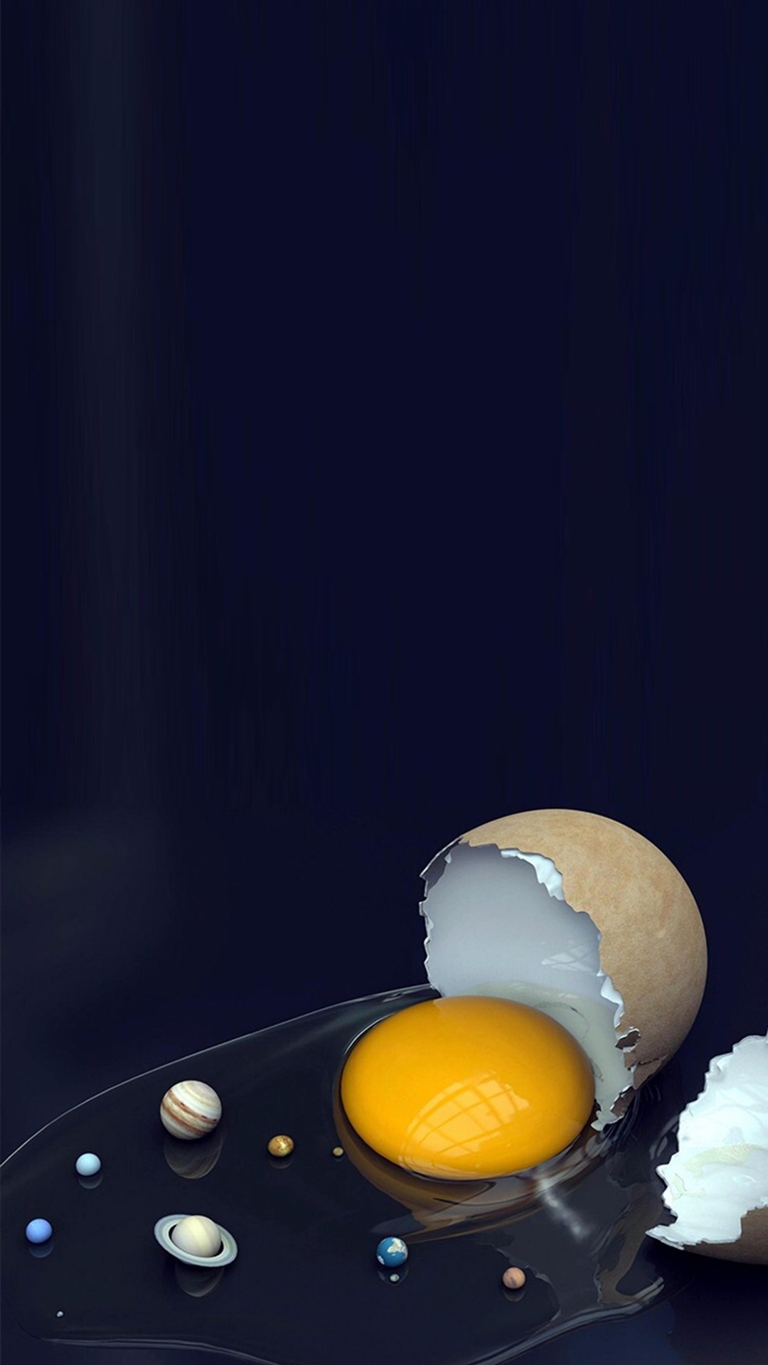 1080x1920 Solar System Broken Egg iPhone 6 wallpaper
