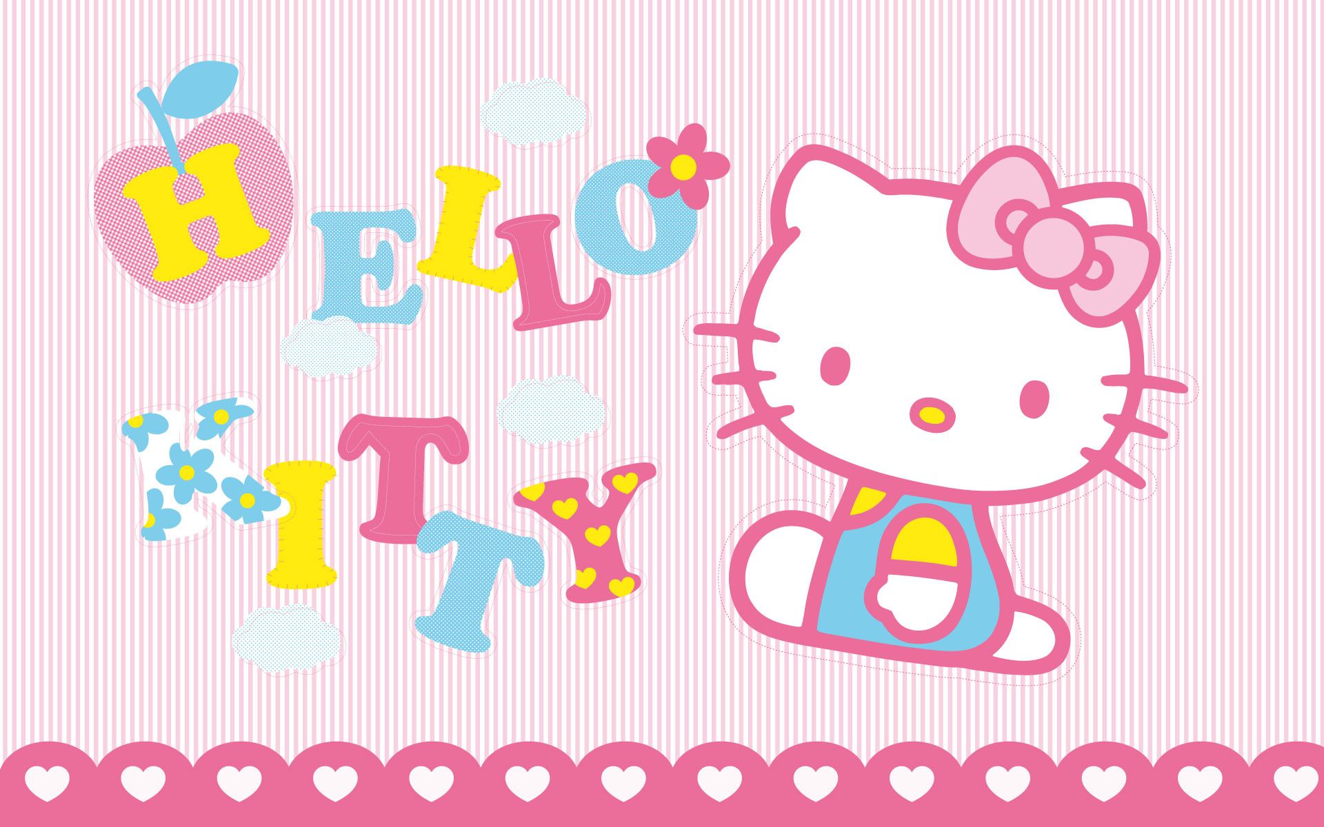 1920x1200 Cute Hello Kitty Wallpaper 16033