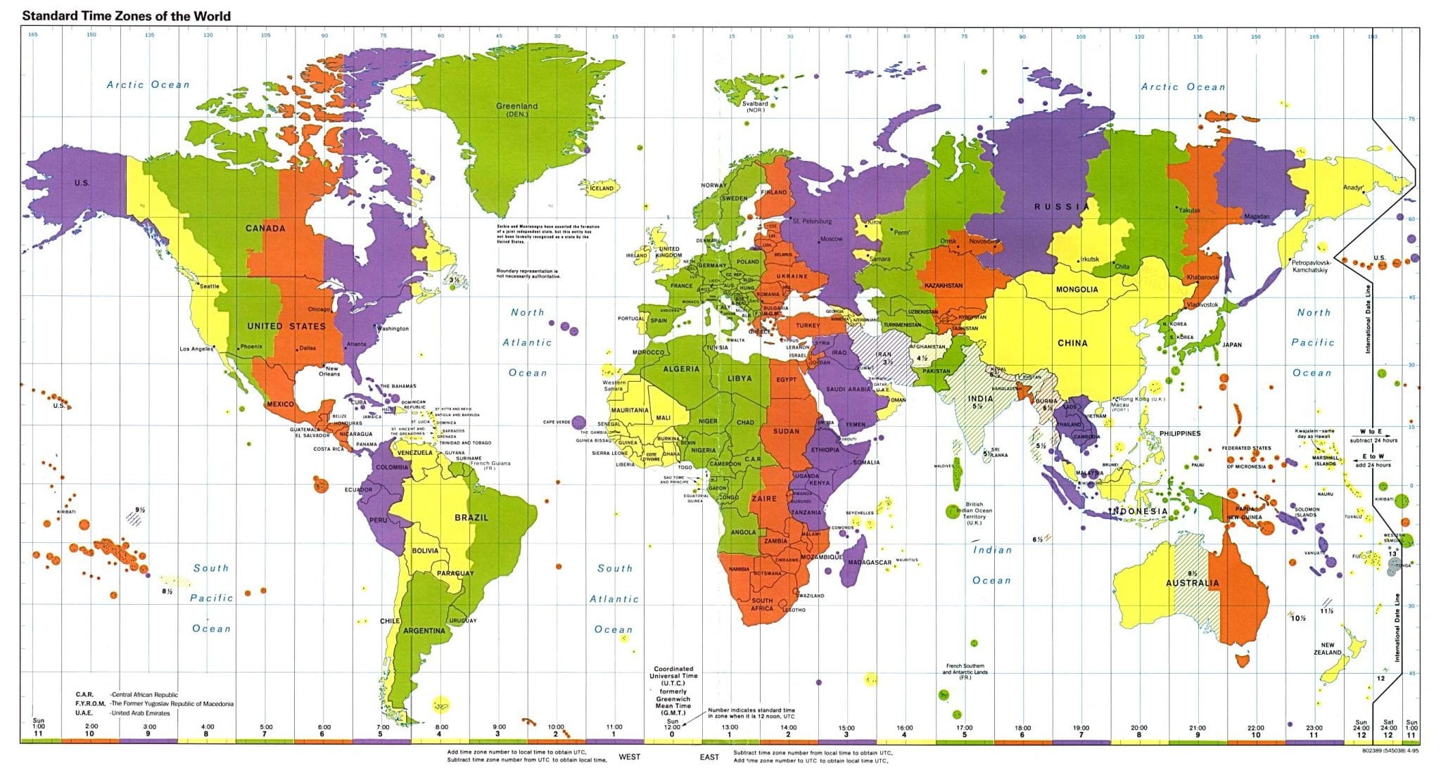 2719x1454 Time Zone Map