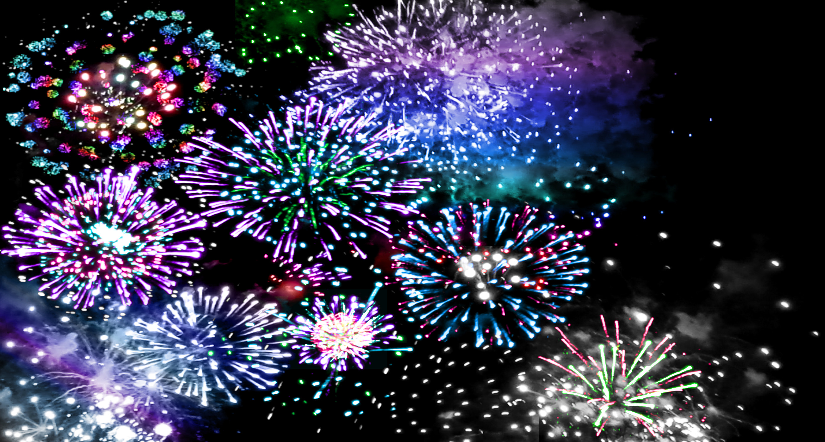 2800x1500 ... 4th of July Fireworks Wallpaper by 5h3113y