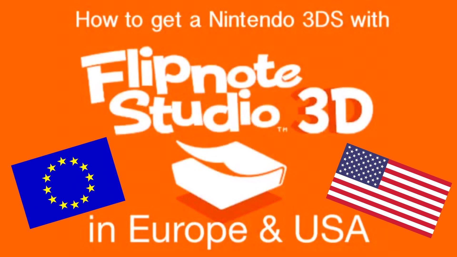 1920x1080 How to get a Nintendo 3DS with Flipnote Studio 3DS in Europe and USA,  geezerdk