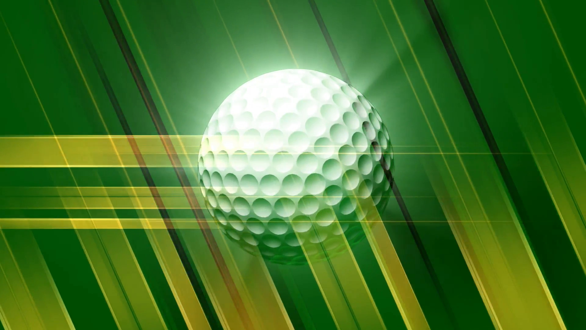 1920x1080 Subscription Library Spinning Golf Ball &Green Background