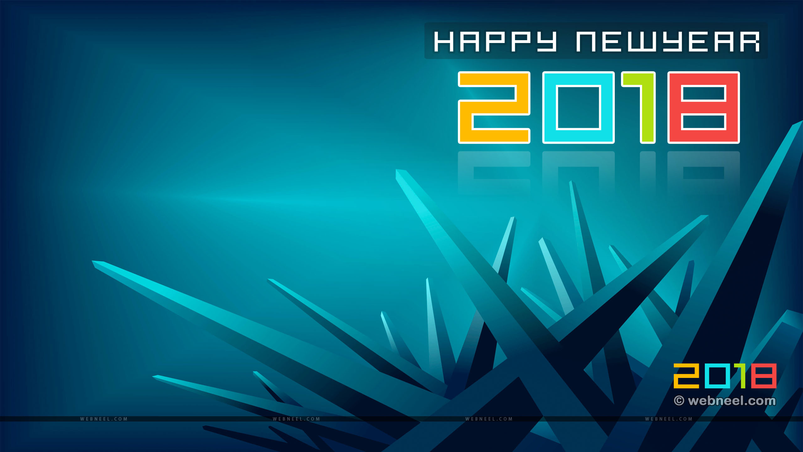 2560x1440 2018 New year wallpaper new year wallpaper abstract ...