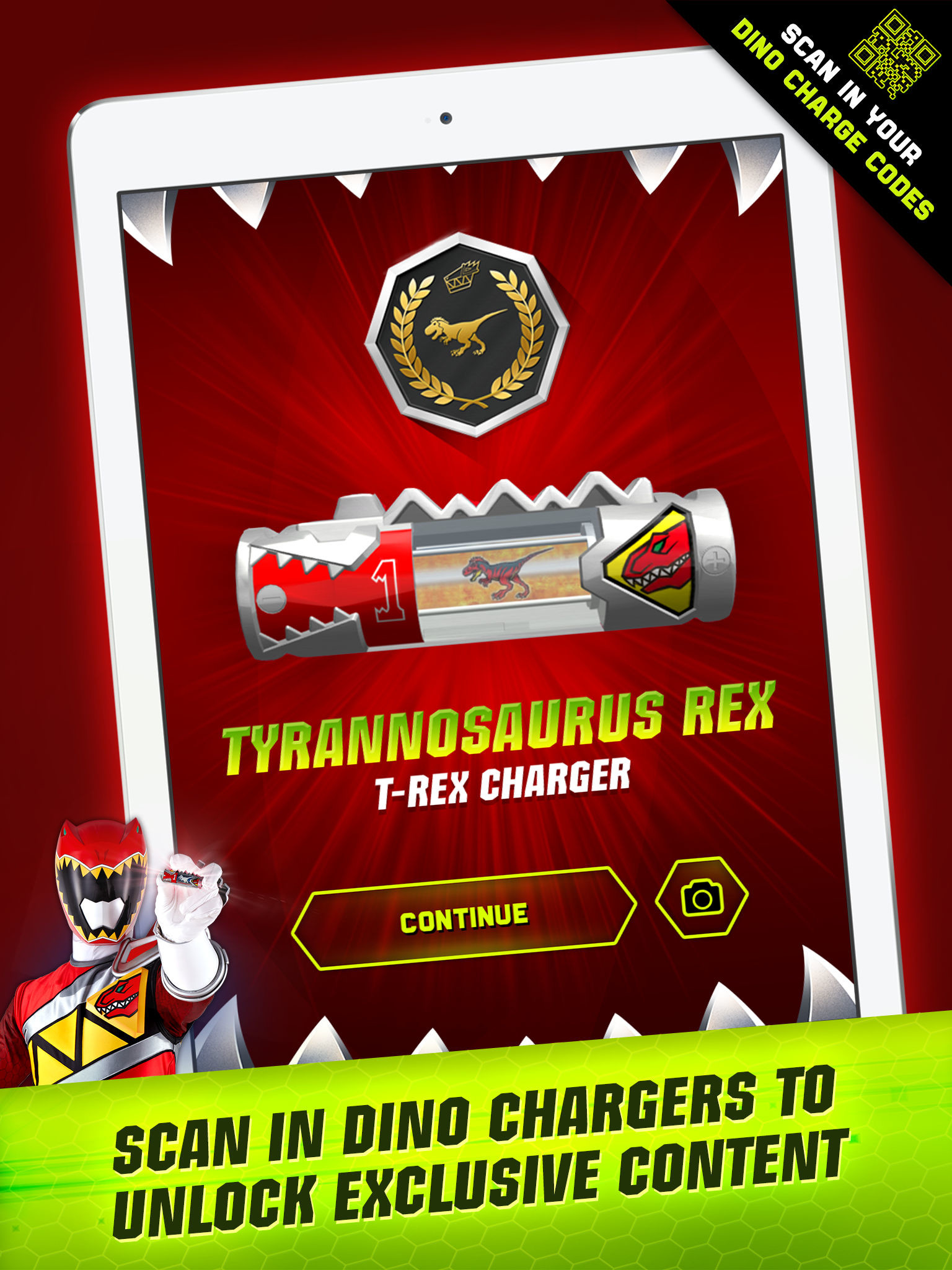 1536x2048 Unlock exclusive Power Rangers Dino Charge wallpapers. App Description
