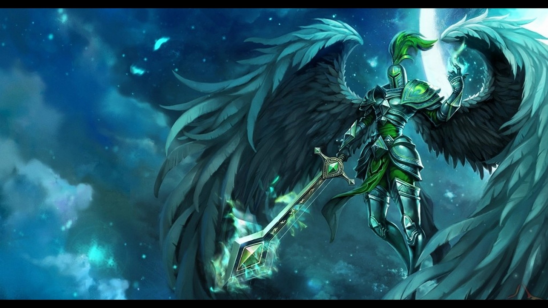 1920x1080 League of Legends fantasy art warriors angels magic armor wallpaper |   | 37729 | WallpaperUP