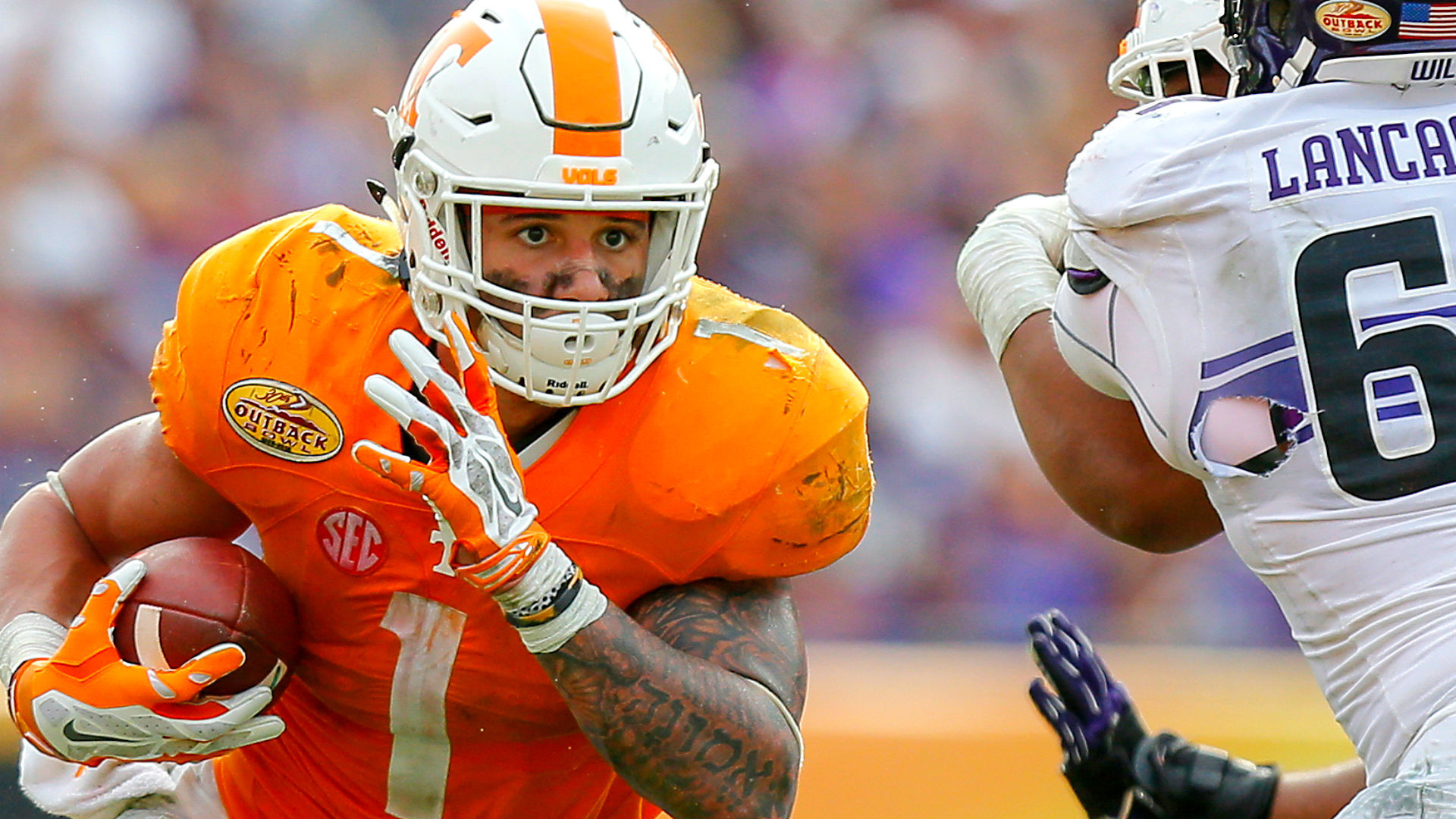 1920x1080 Big finish for Tennessee capped by Outback Bowl victory over Northwestern