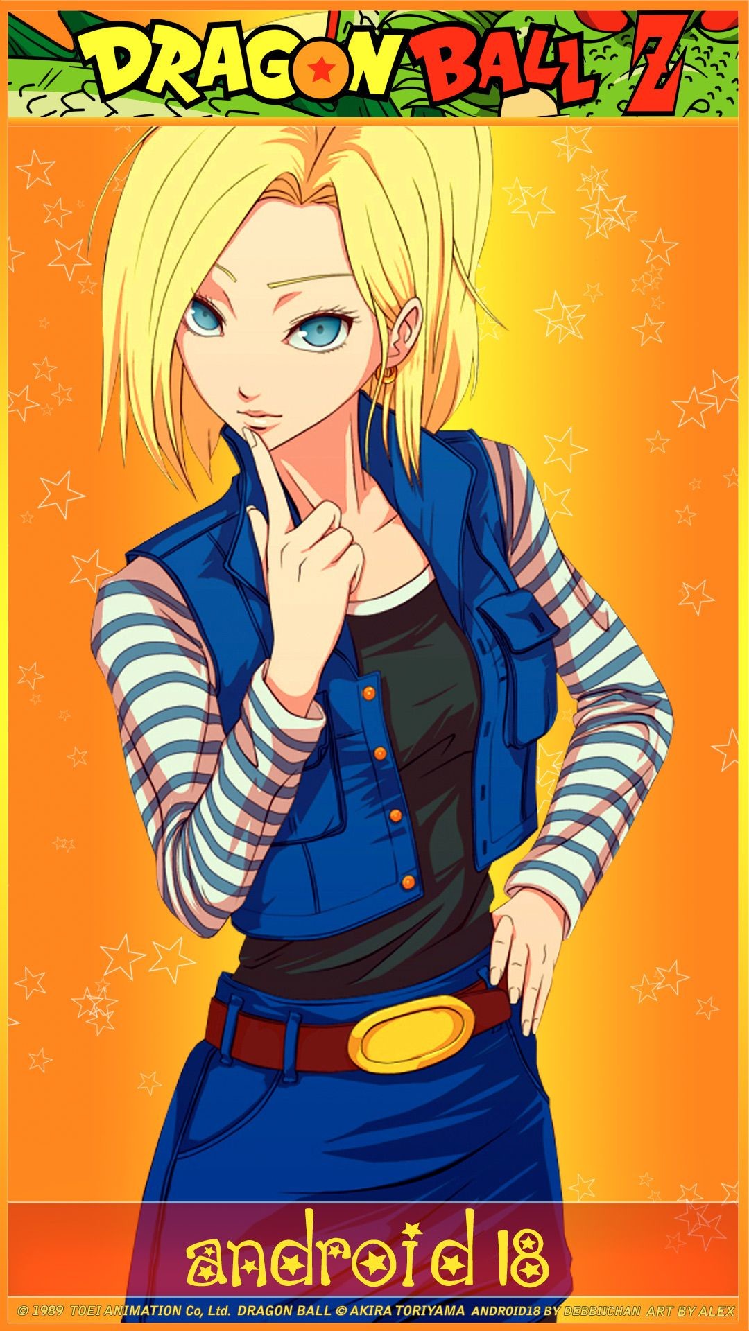 1080x1920 Dragon Ball Z Android 18 Anime iPhone Wallpapers | Free Computer .